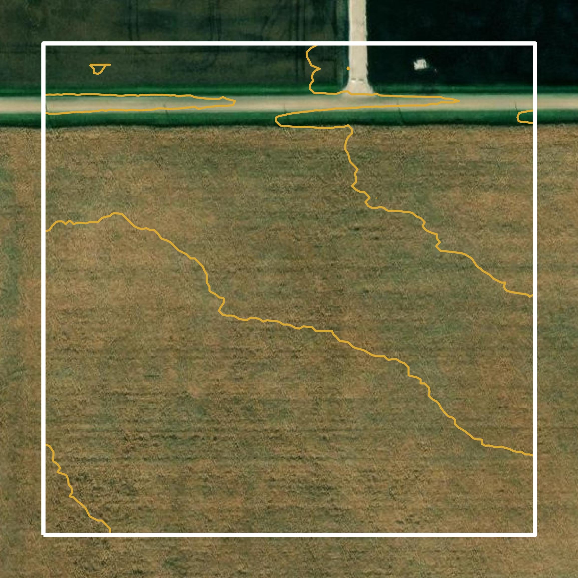 This image shows a contour map in Wright County created using GIS data in Equator.