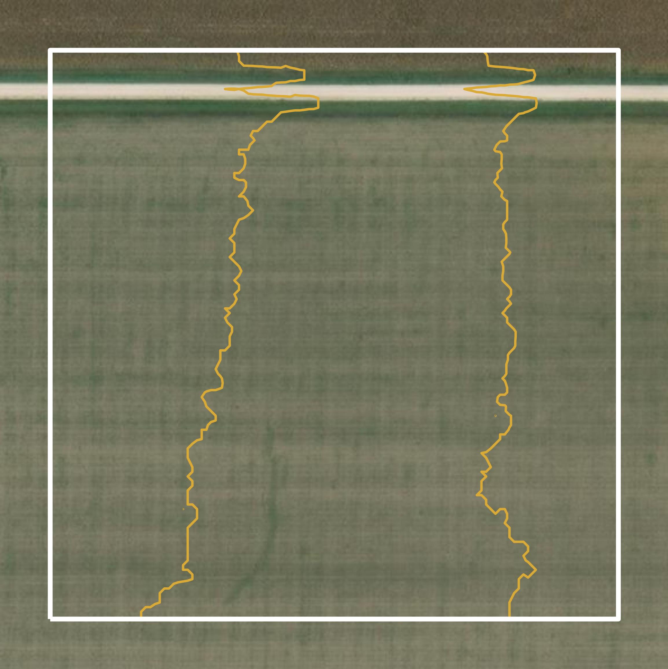 This image shows a contour map in Anderson County created using GIS data in Equator.