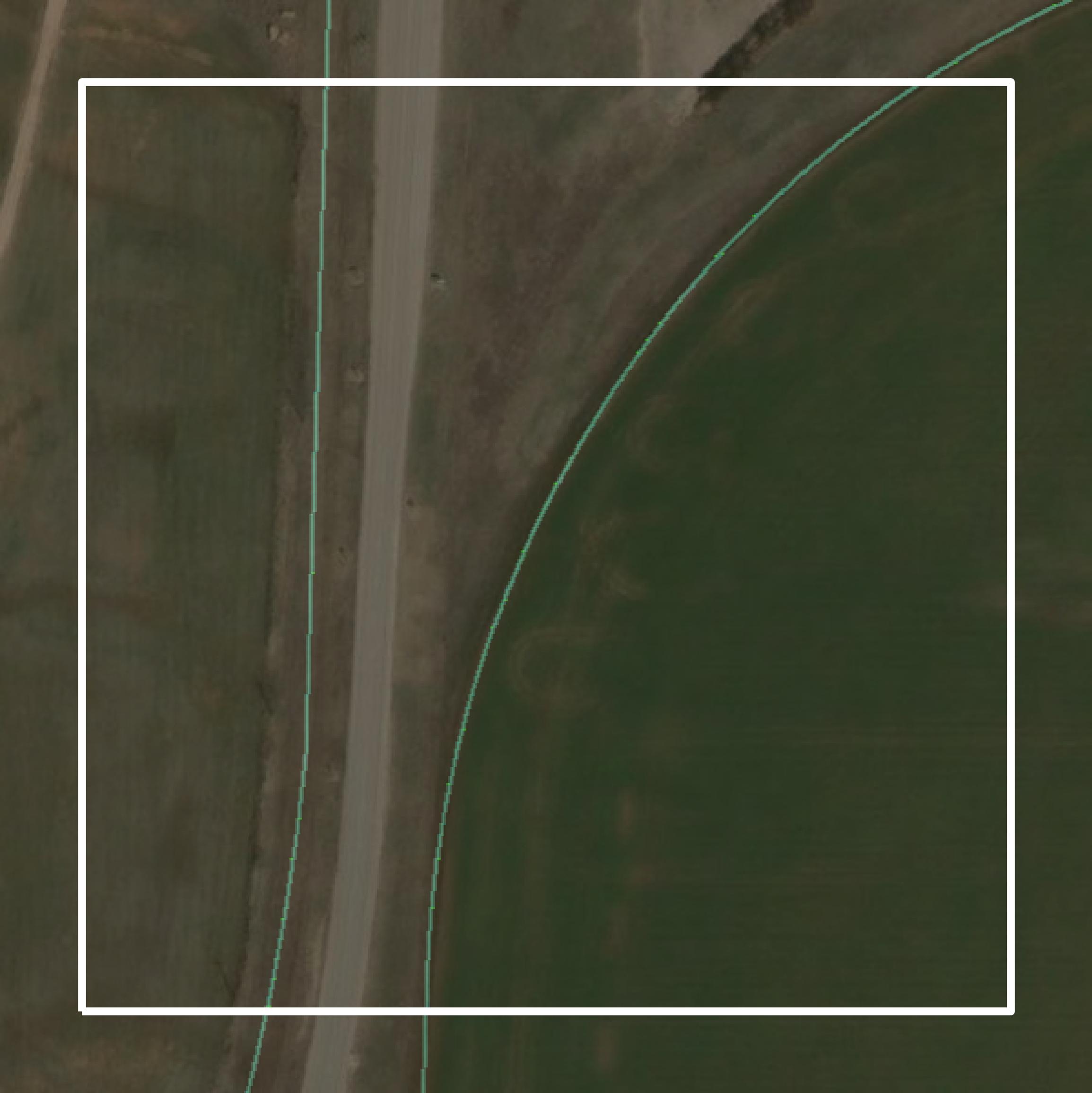 This image shows parcel and building data in Barber County created using GIS data in Equator.