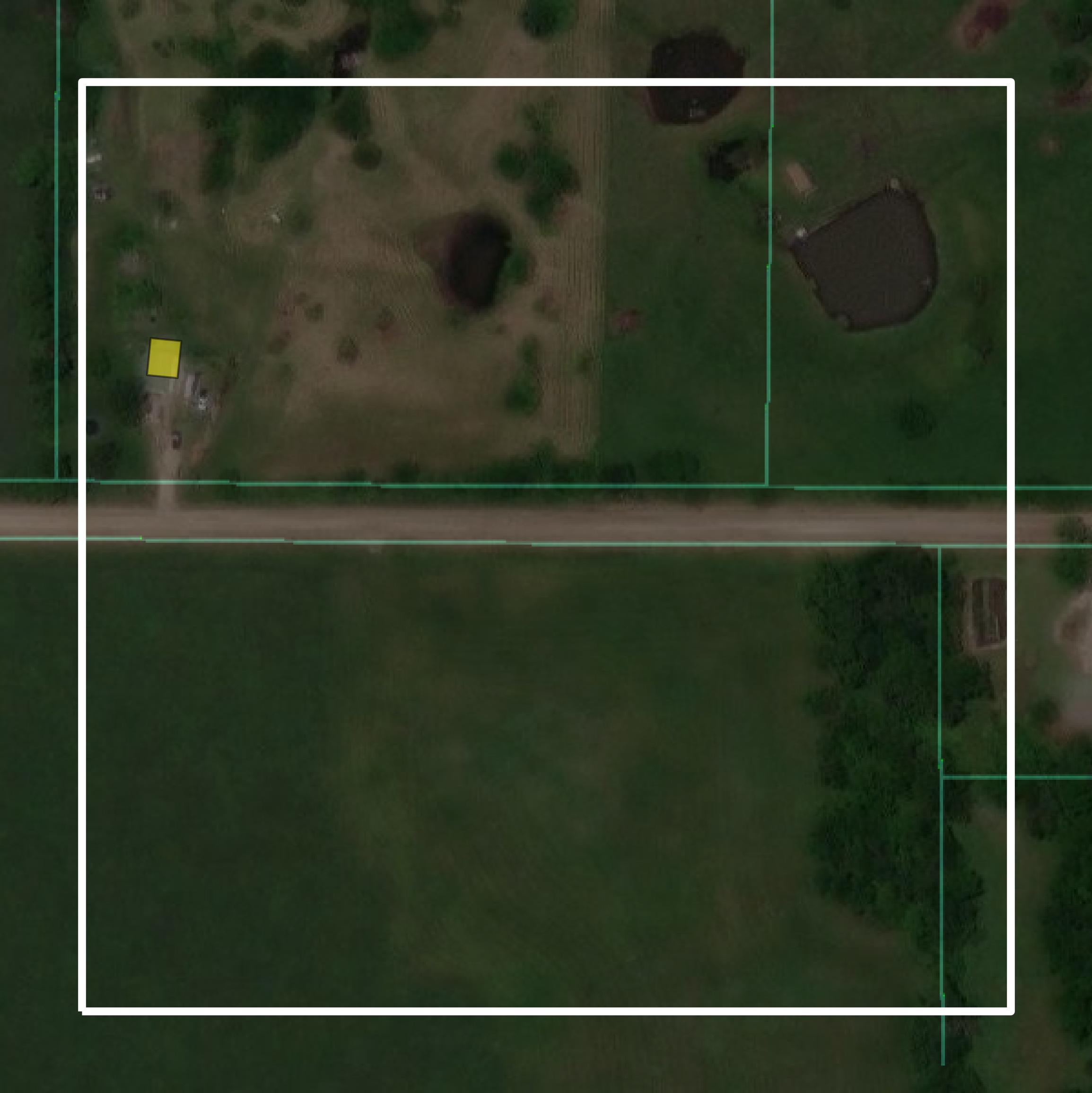 This image shows parcel and building data in Bourbon County created using GIS data in Equator.