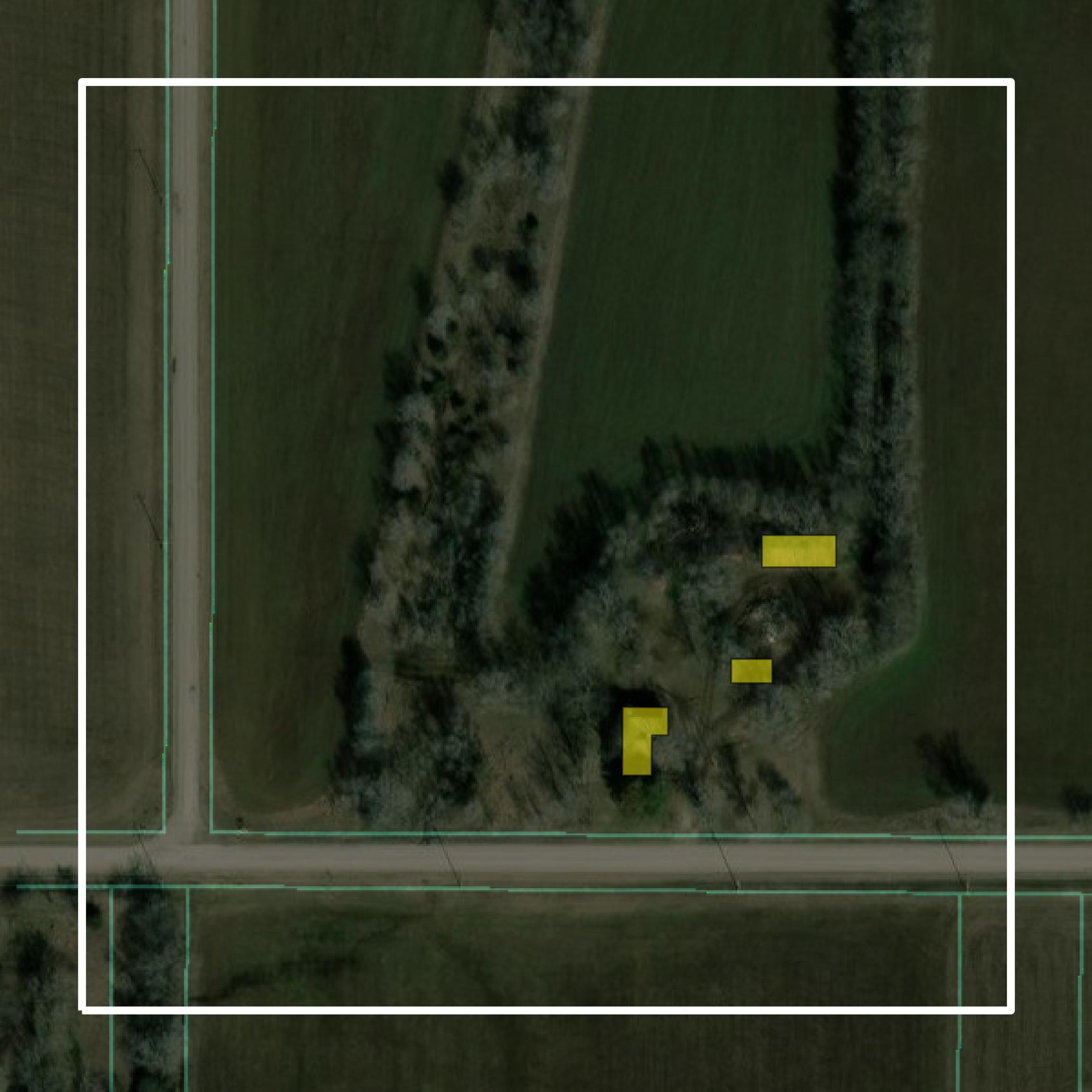 This image shows parcel and building data in Butler County created using GIS data in Equator.