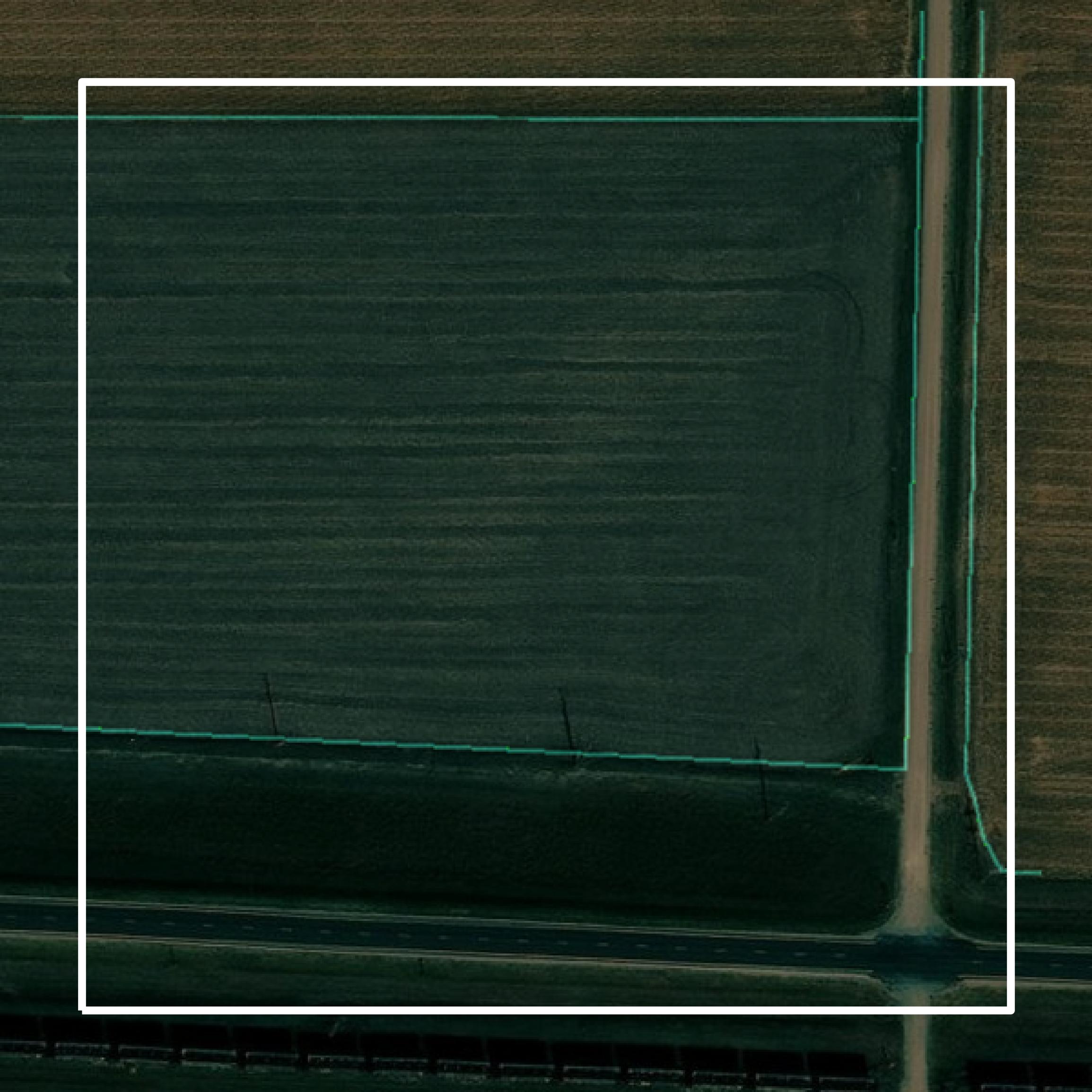 This image shows parcel and building data in Cloud County created using GIS data in Equator.