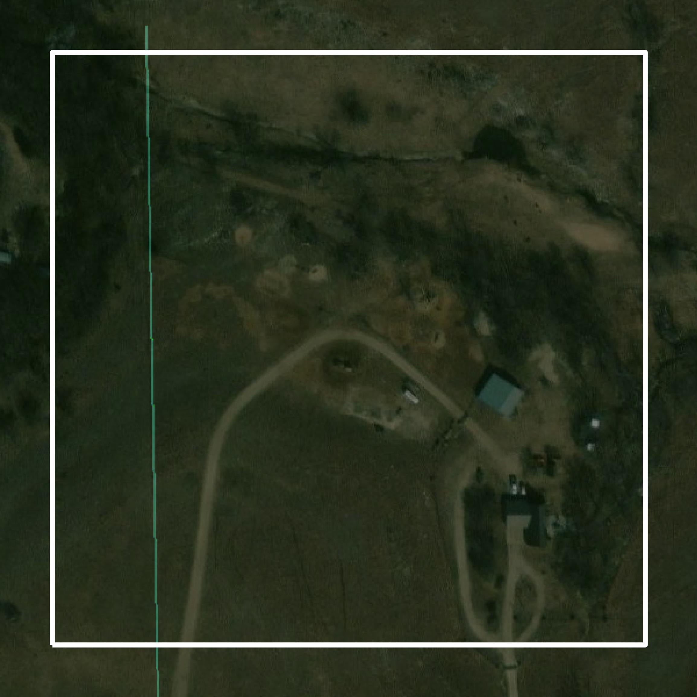 This image shows parcel and building data in Cowley County created using GIS data in Equator.