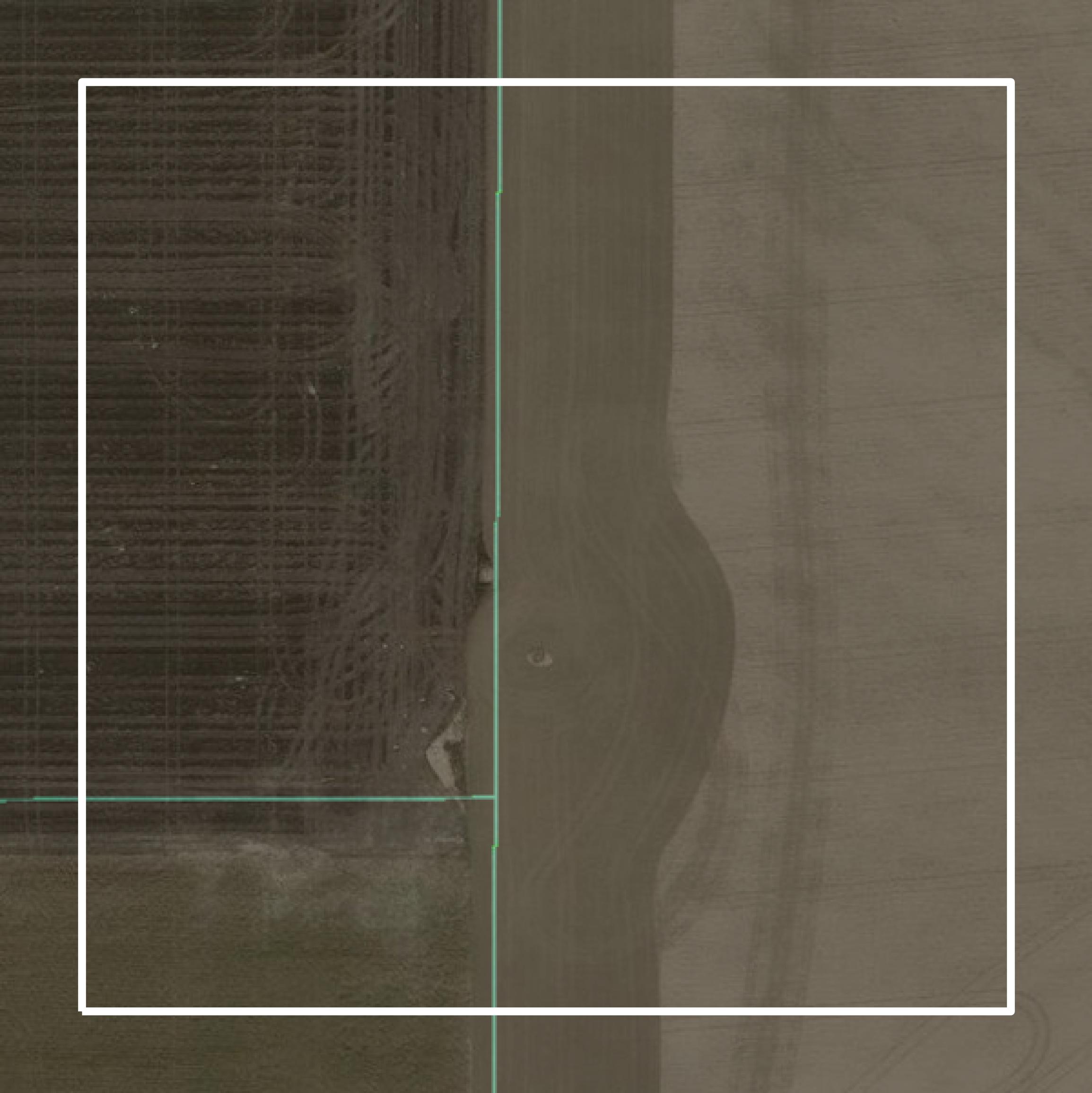This image shows parcel and building data in Kearny County created using GIS data in Equator.