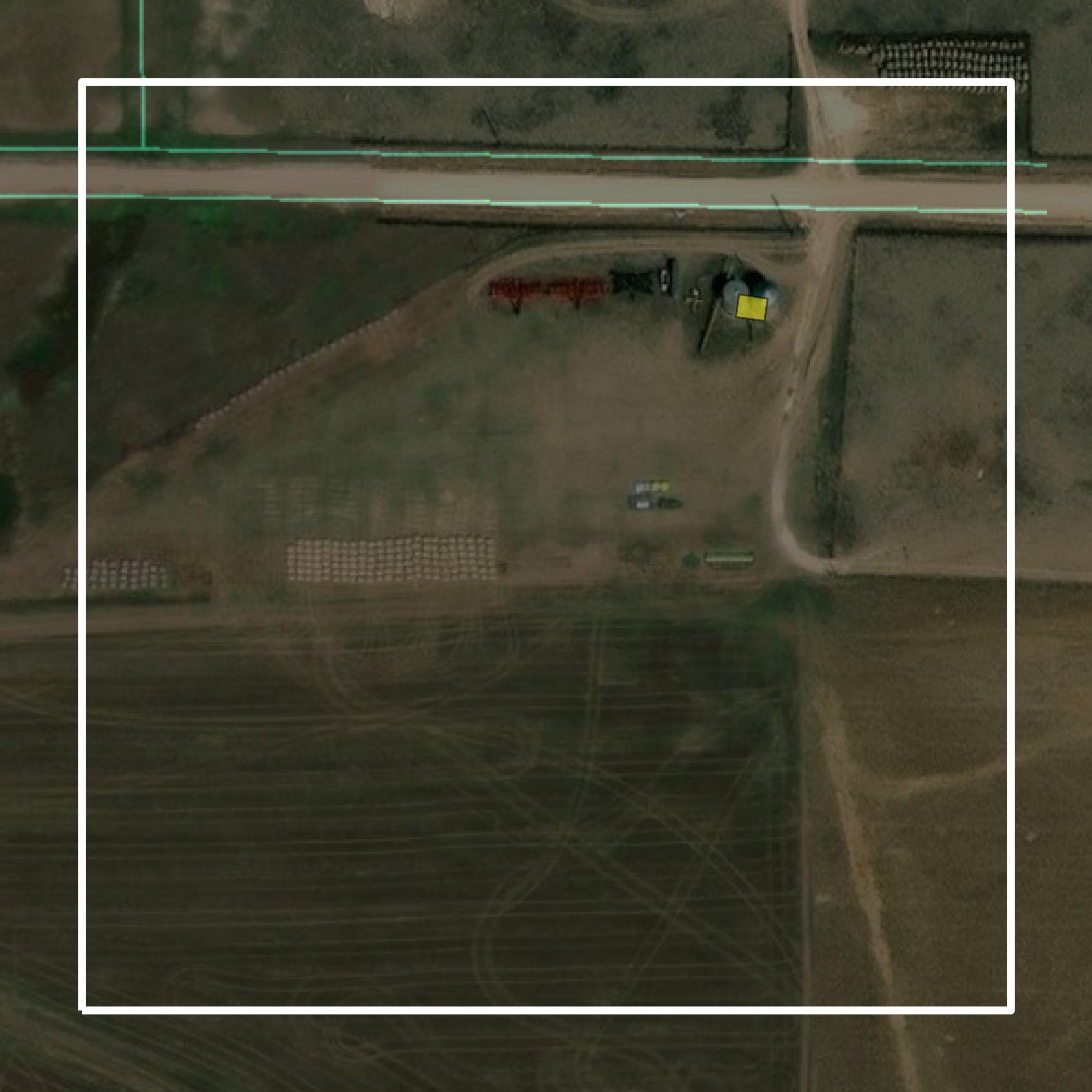 This image shows parcel and building data in Lane County created using GIS data in Equator.