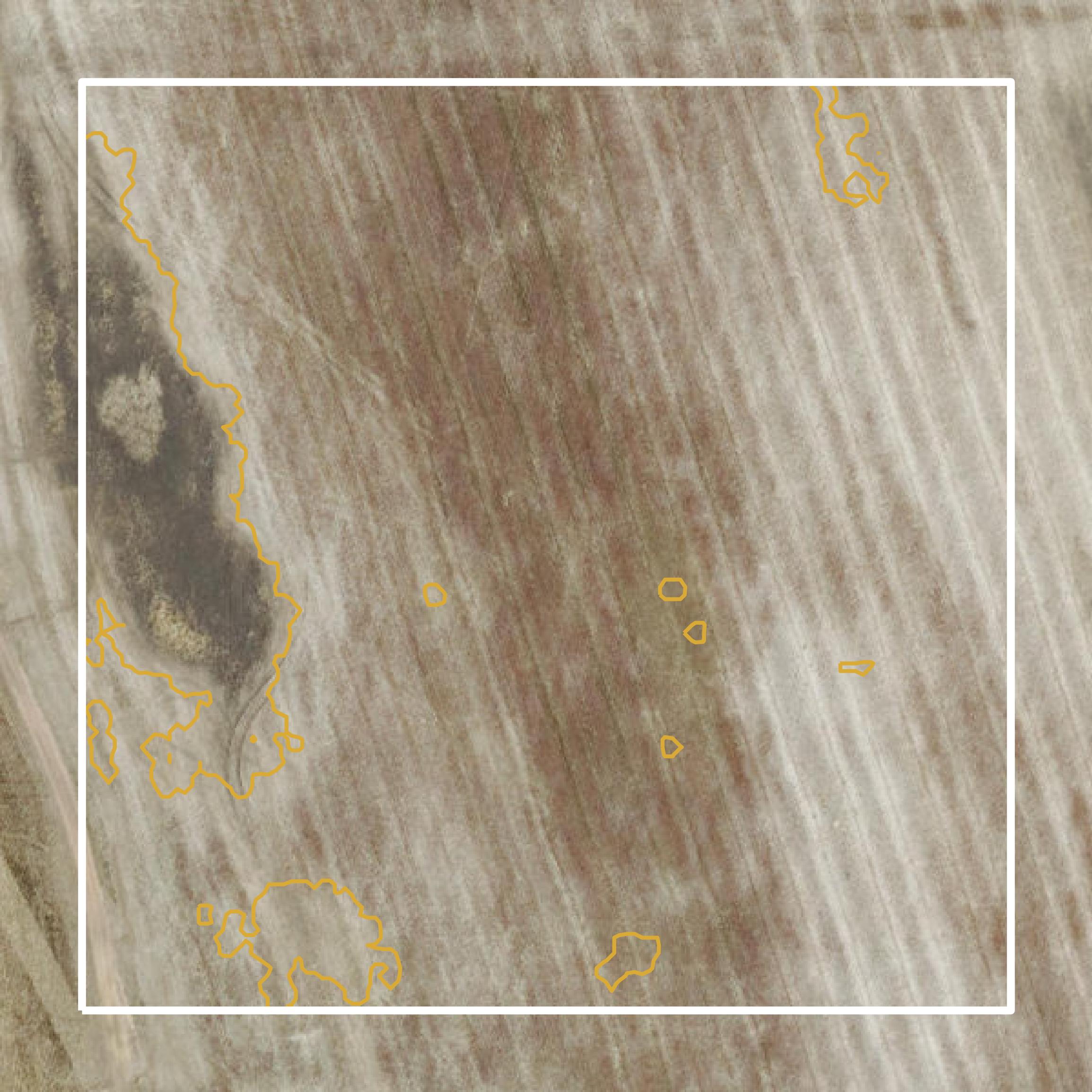 This image shows a contour map in Leavenworth County created using GIS data in Equator.