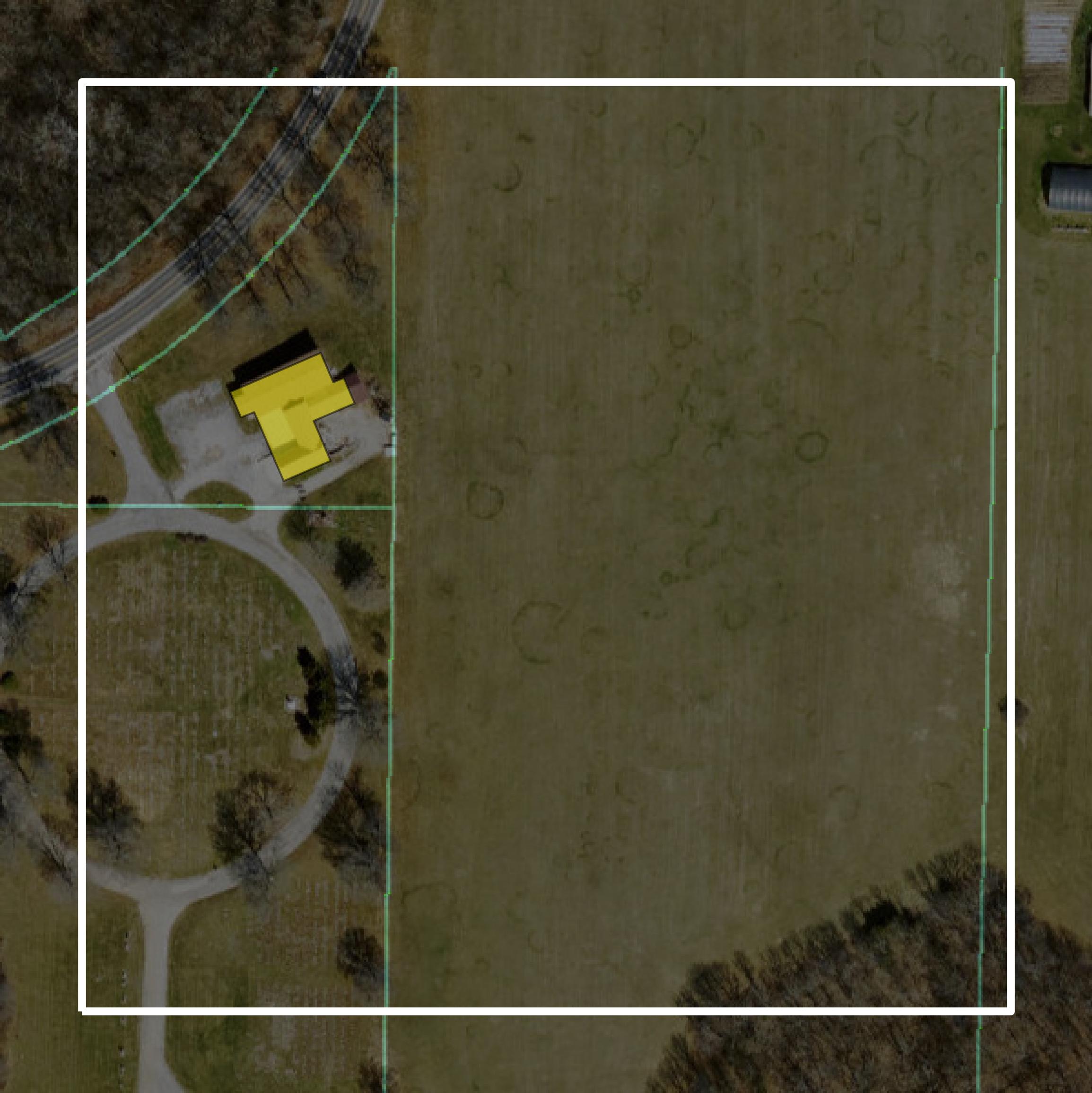This image shows parcel and building data in Leavenworth County created using GIS data in Equator.