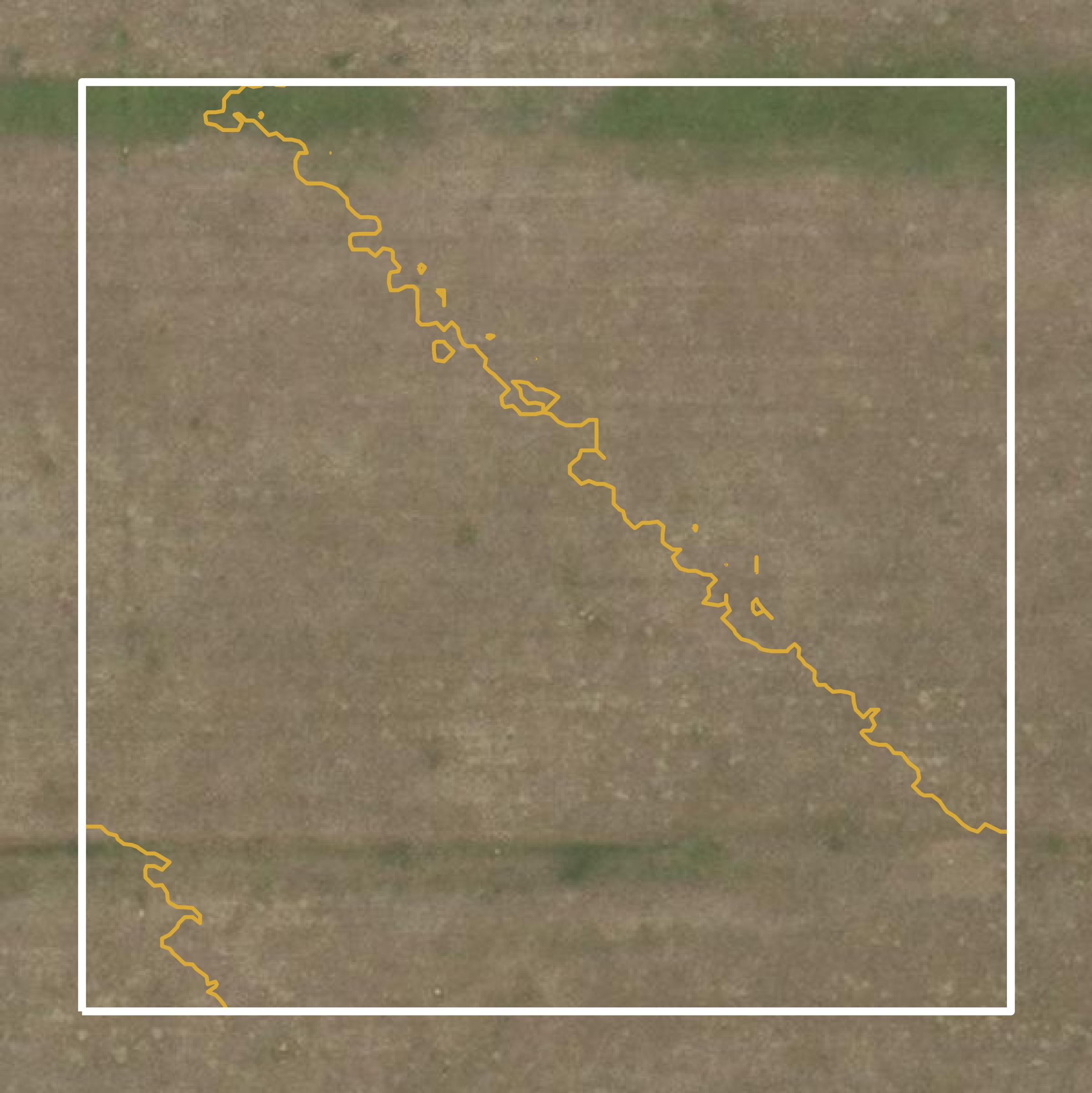 This image shows a contour map in Morton County created using GIS data in Equator.