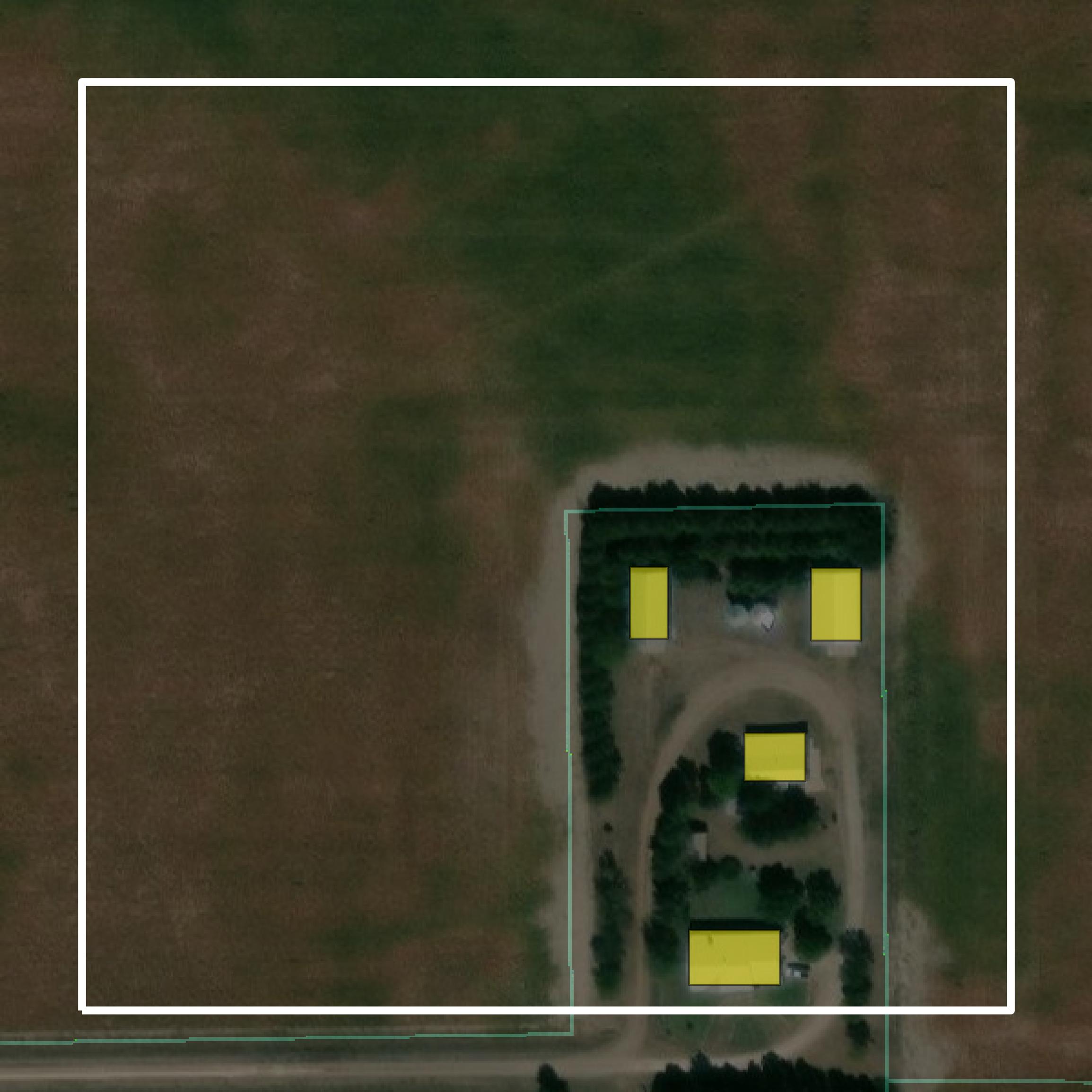 This image shows parcel and building data in Scott County created using GIS data in Equator.