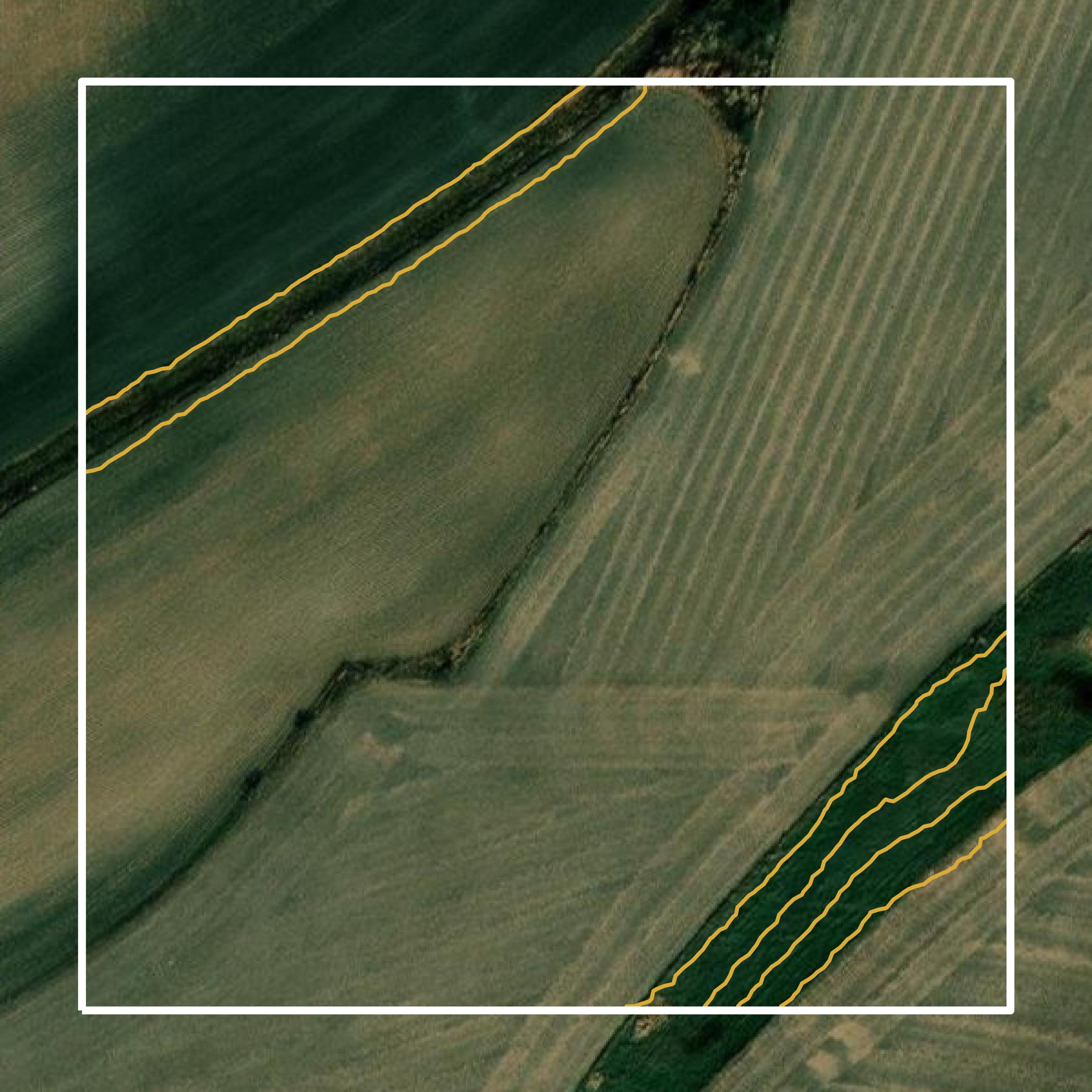 This image shows a contour map in Shawnee County created using GIS data in Equator.