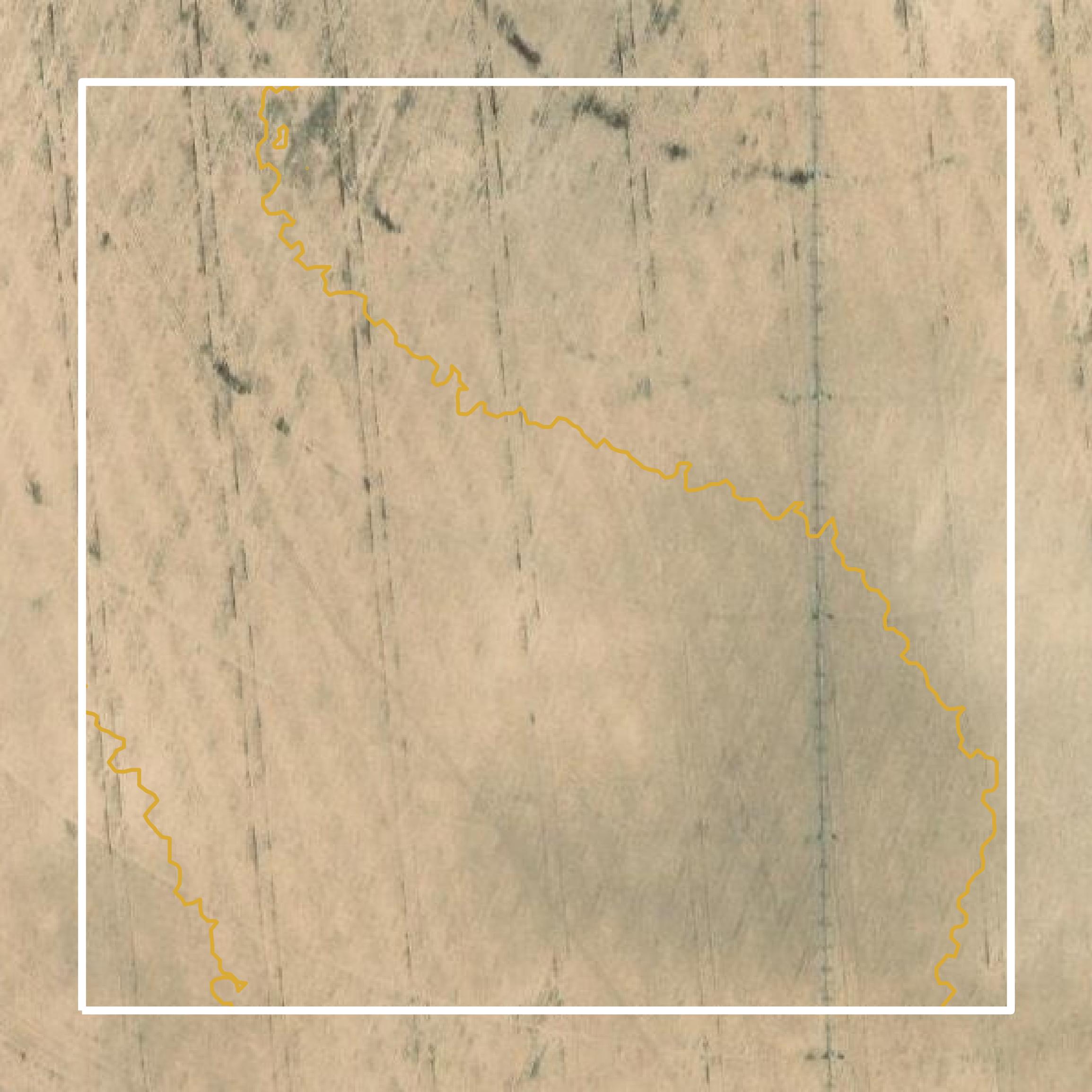 This image shows a contour map in Sherman County created using GIS data in Equator.