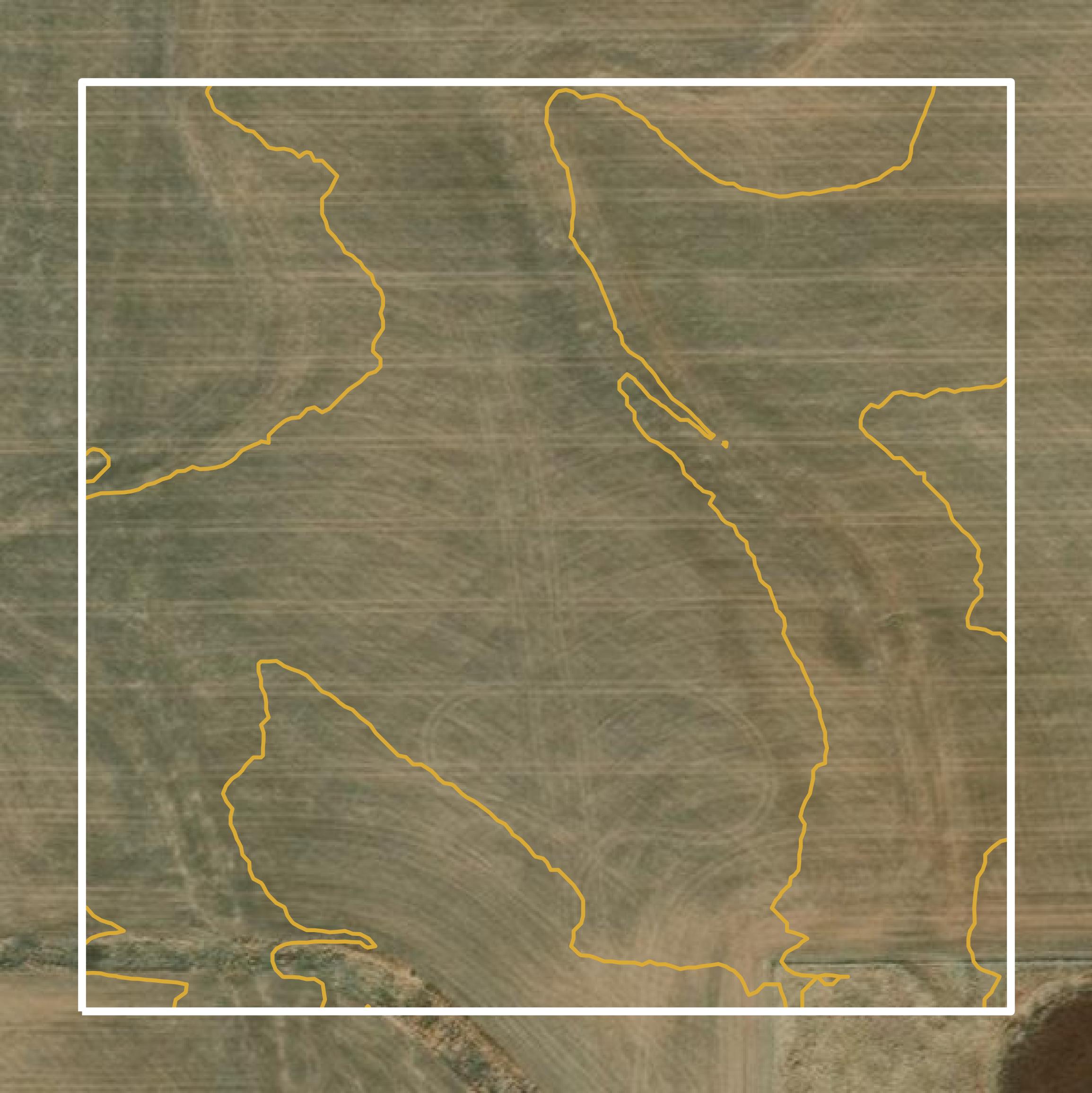 This image shows a contour map in Sumner County created using GIS data in Equator.