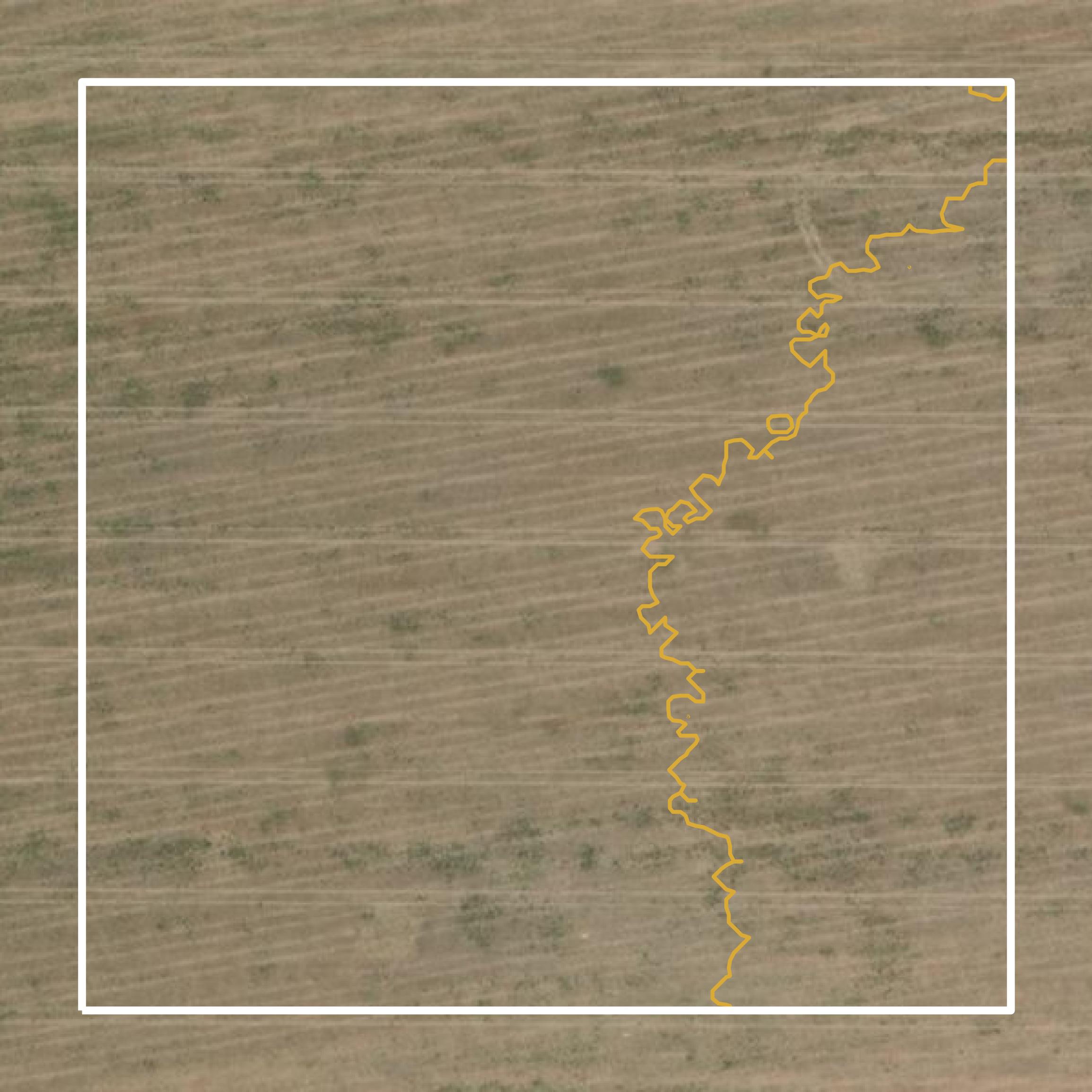 This image shows a contour map in Thomas County created using GIS data in Equator.