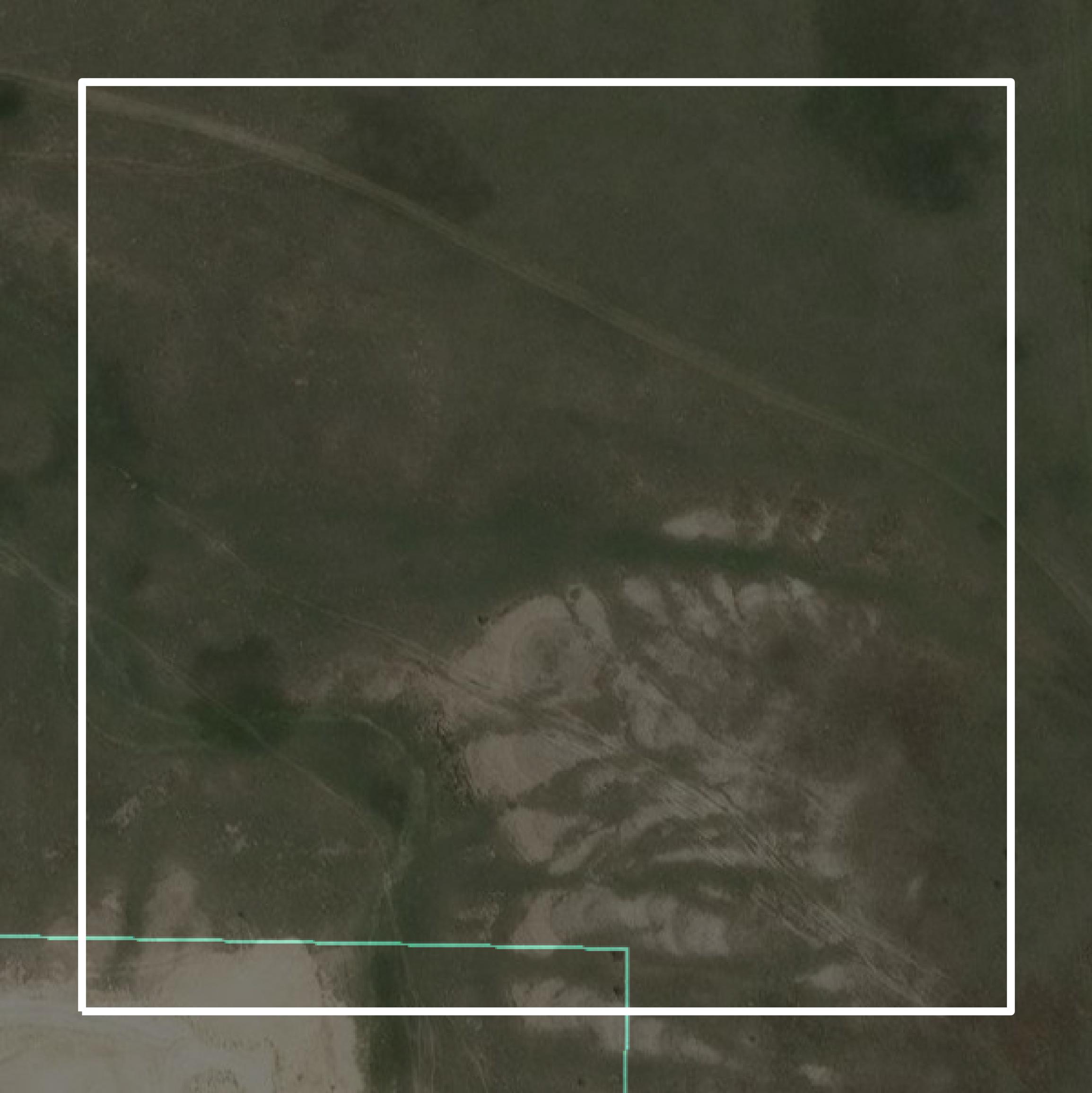 This image shows parcel and building data in Trego County created using GIS data in Equator.