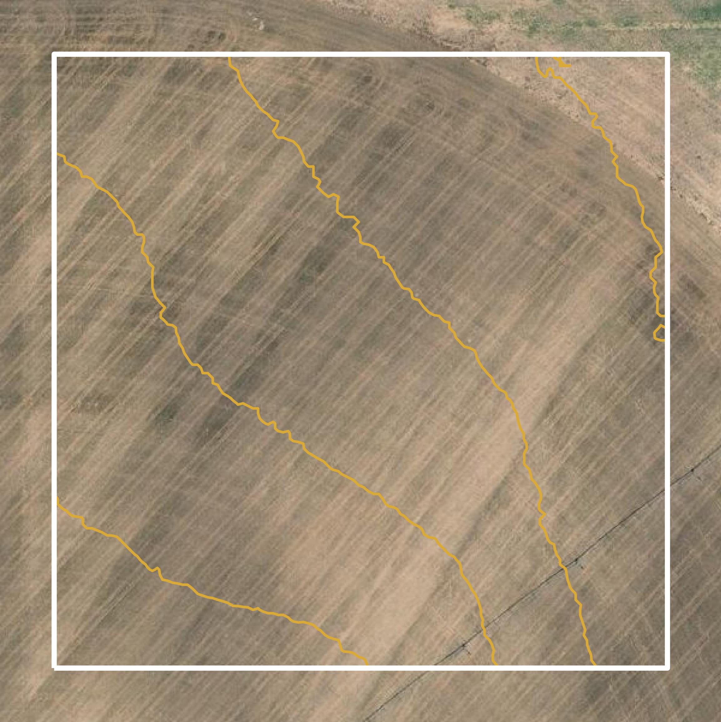 This image shows a contour map in Wallace County created using GIS data in Equator.