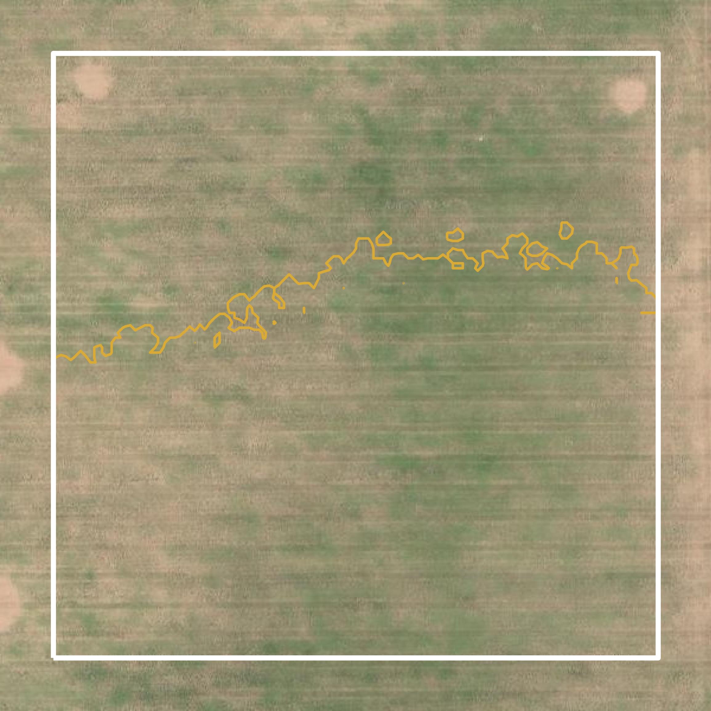 This image shows a contour map in Wichita County created using GIS data in Equator.