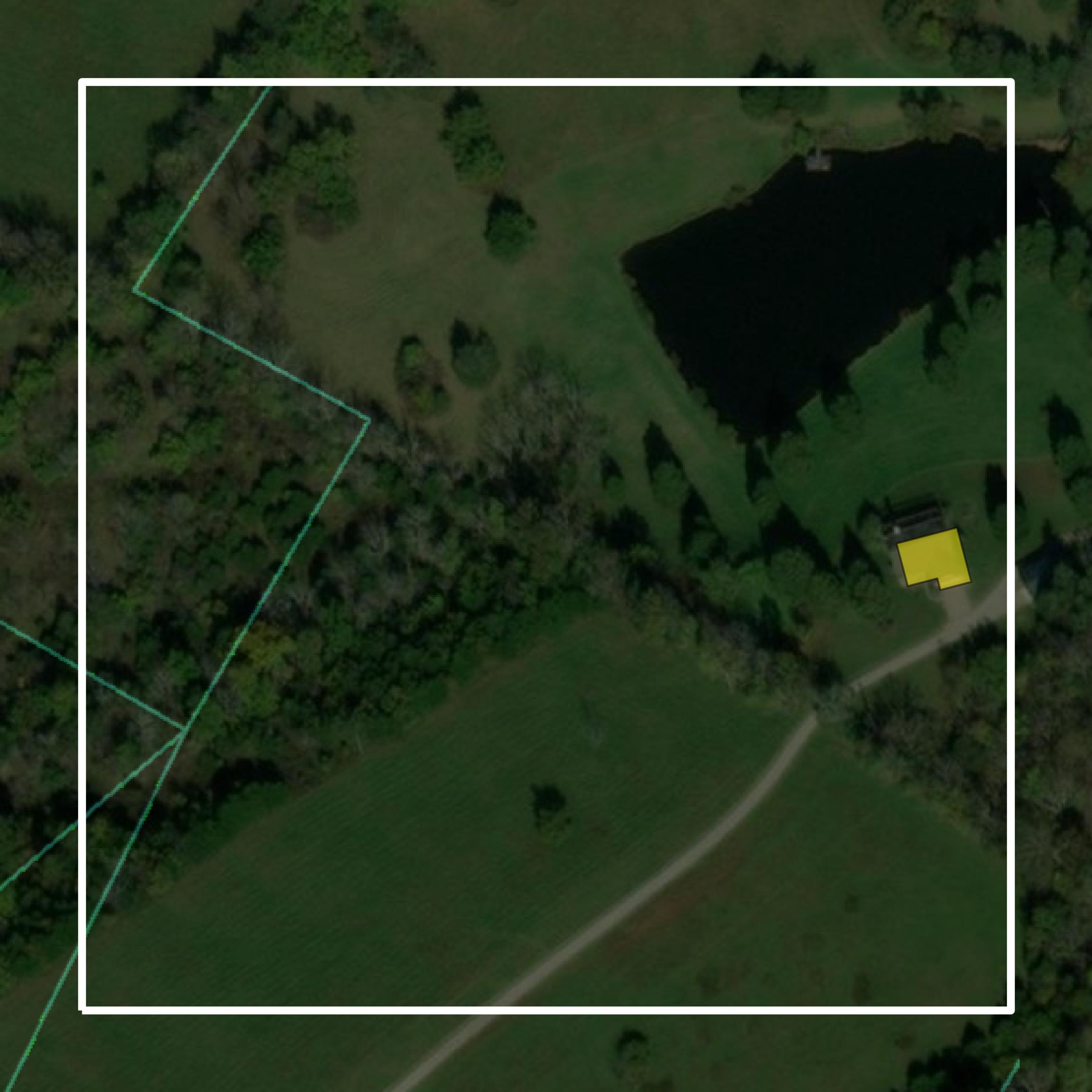 This image shows parcel and building data in Anderson County created using GIS data in Equator.