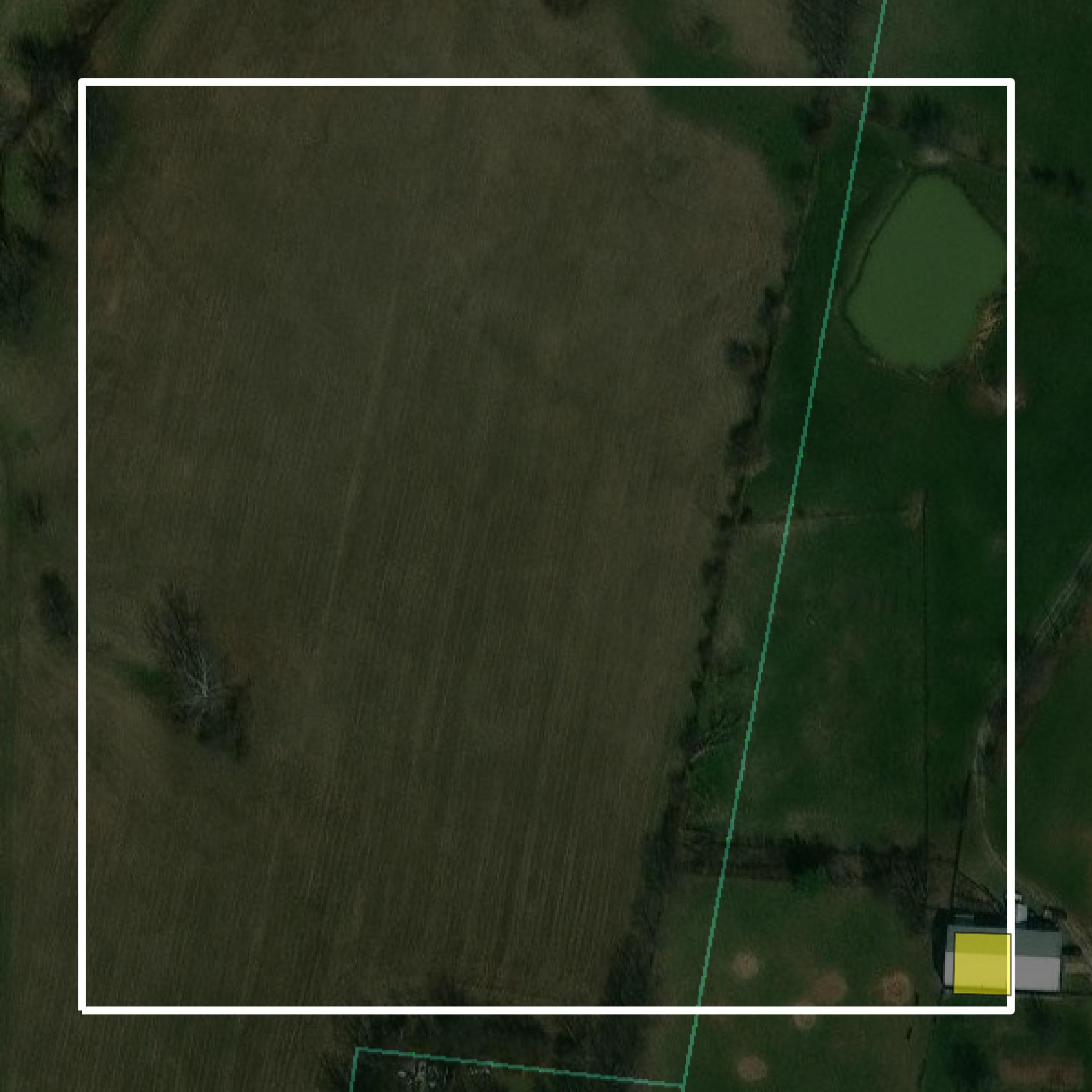This image shows parcel and building data in Bourbon County created using GIS data in Equator.