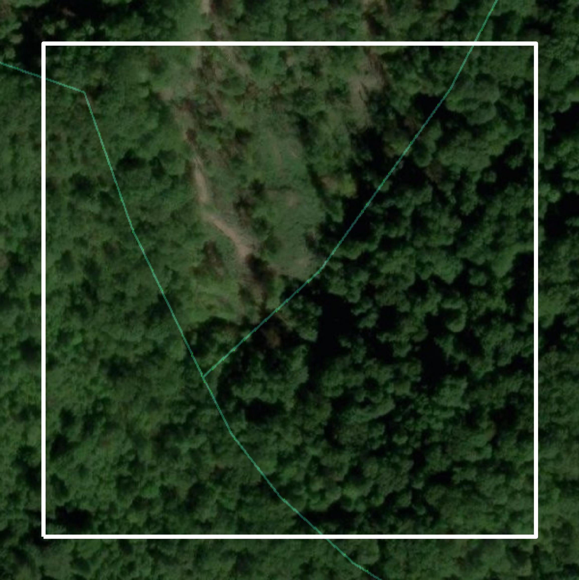 This image shows parcel and building data in Breathitt County created using GIS data in Equator.