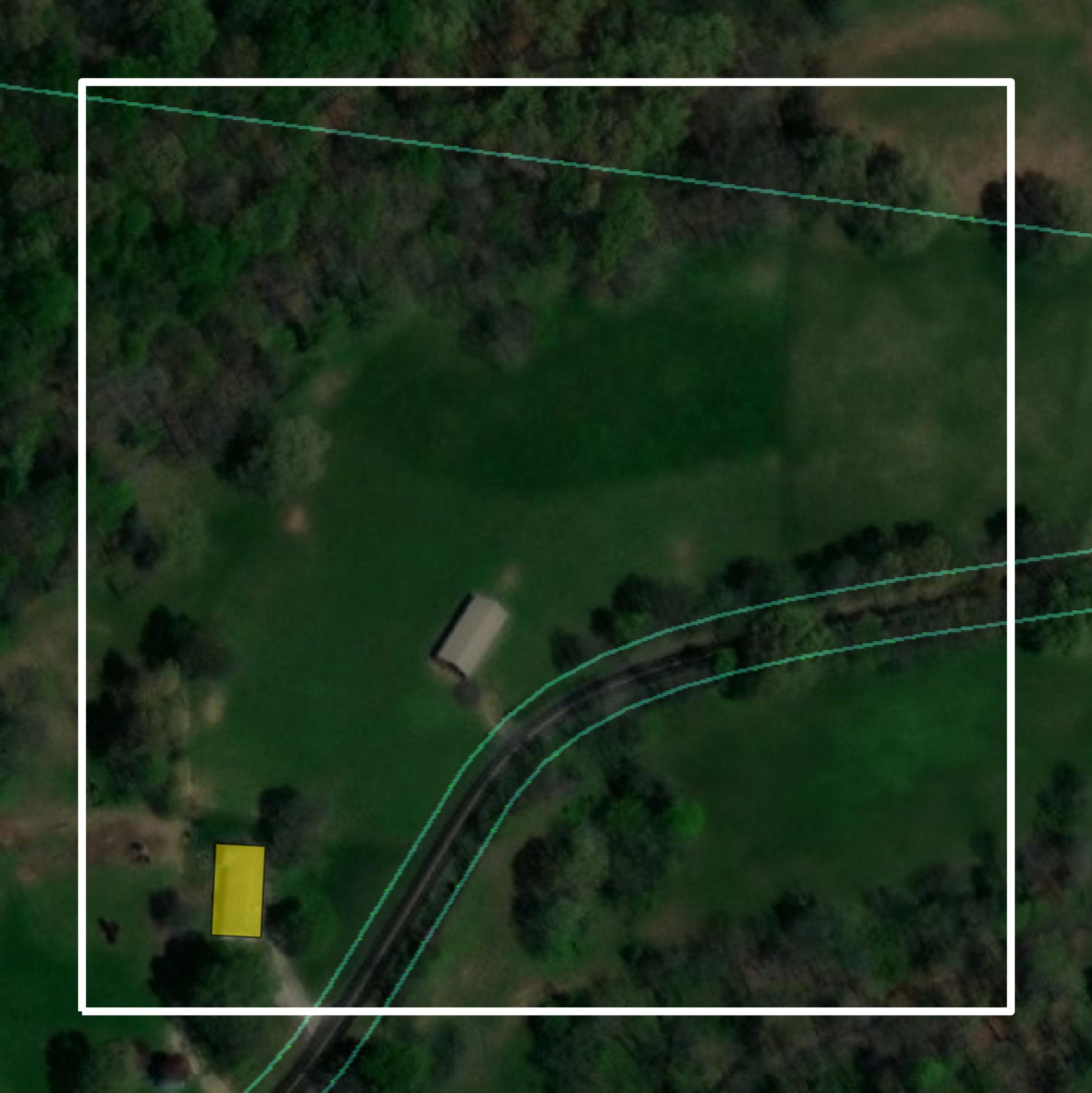This image shows parcel and building data in Butler County created using GIS data in Equator.