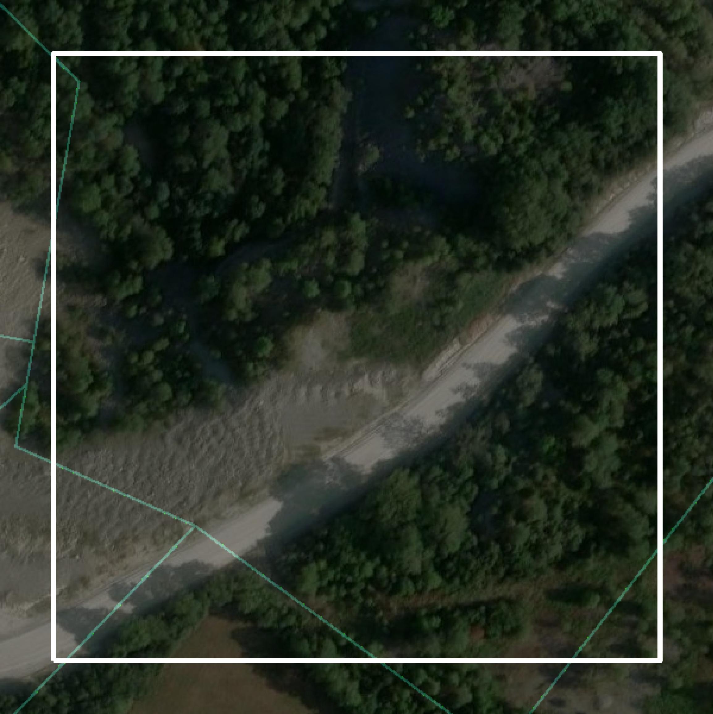 This image shows parcel and building data in Caldwell County created using GIS data in Equator.