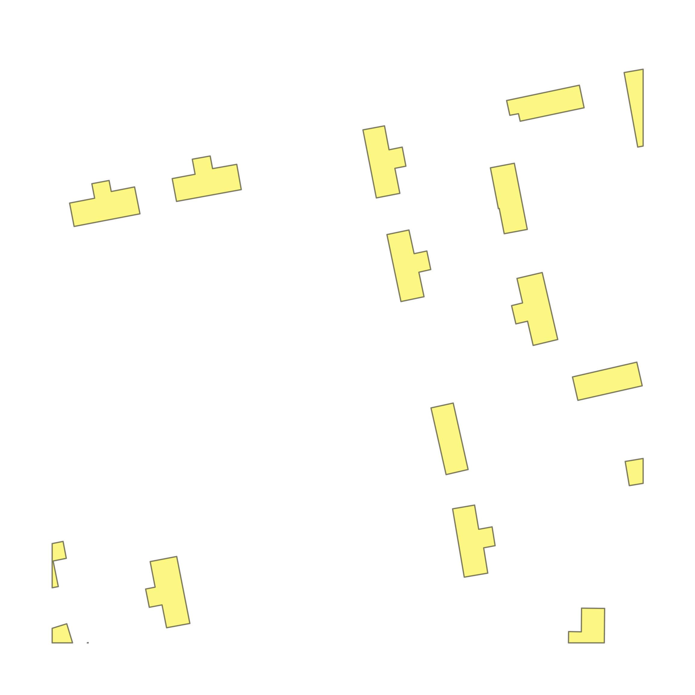This image shows parcel and building data in Christian County created using GIS data in Equator.