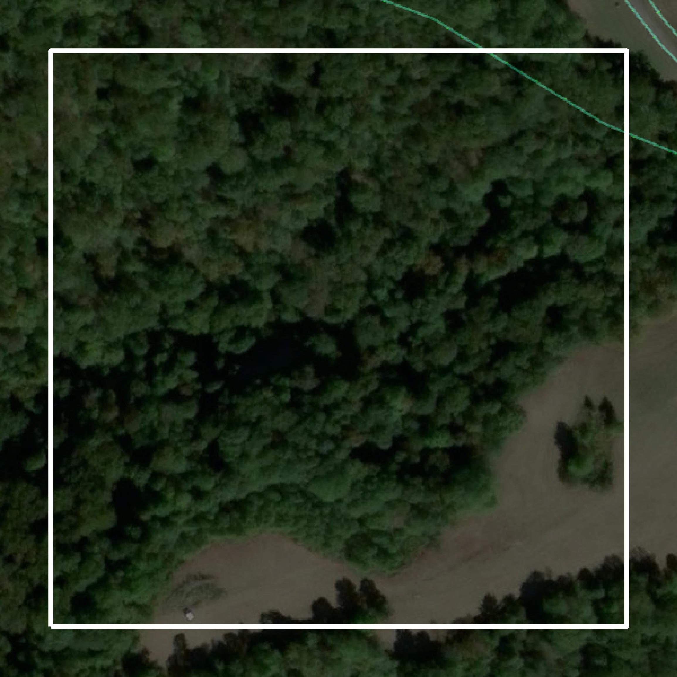 This image shows parcel and building data in Estill County created using GIS data in Equator.