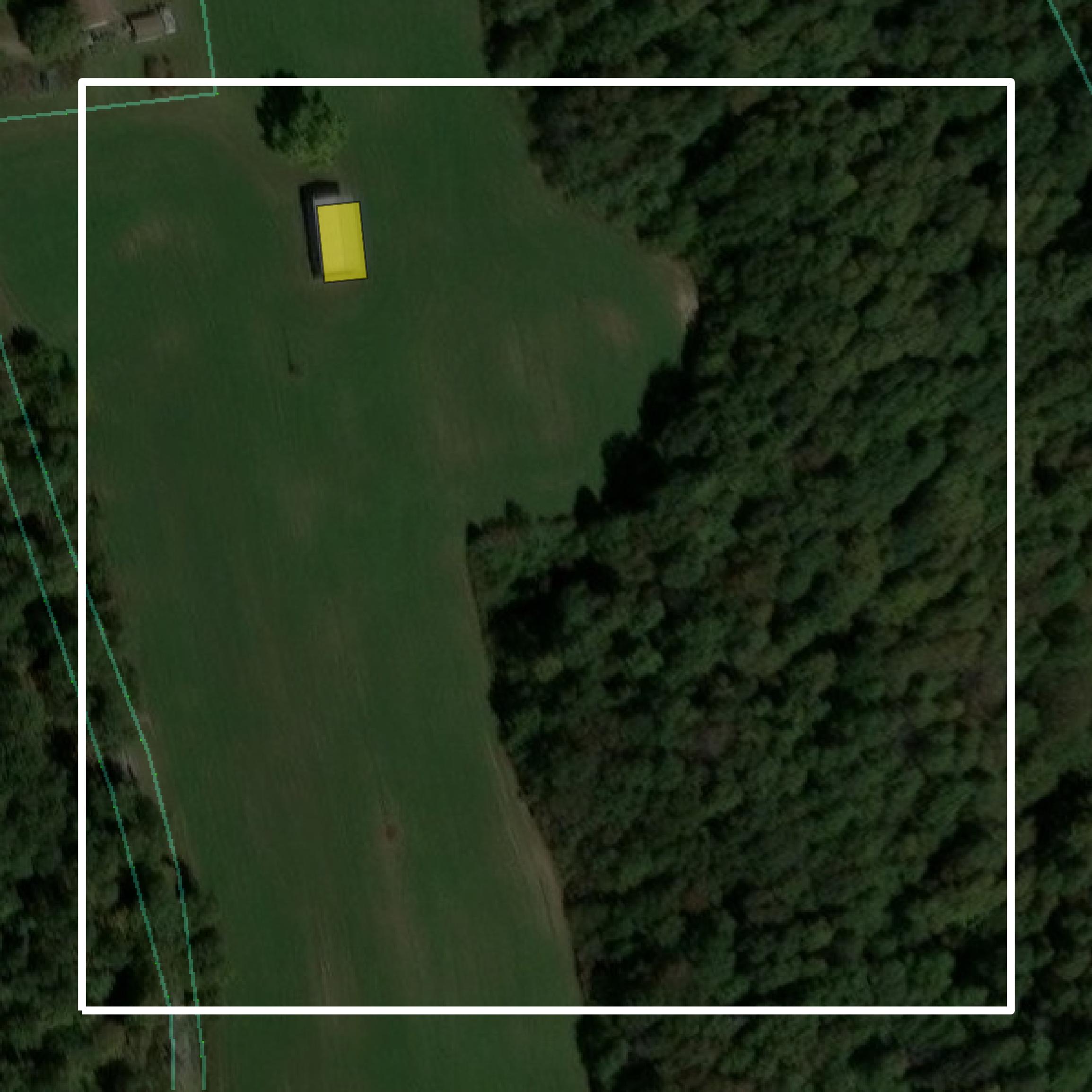 This image shows parcel and building data in Fleming County created using GIS data in Equator.