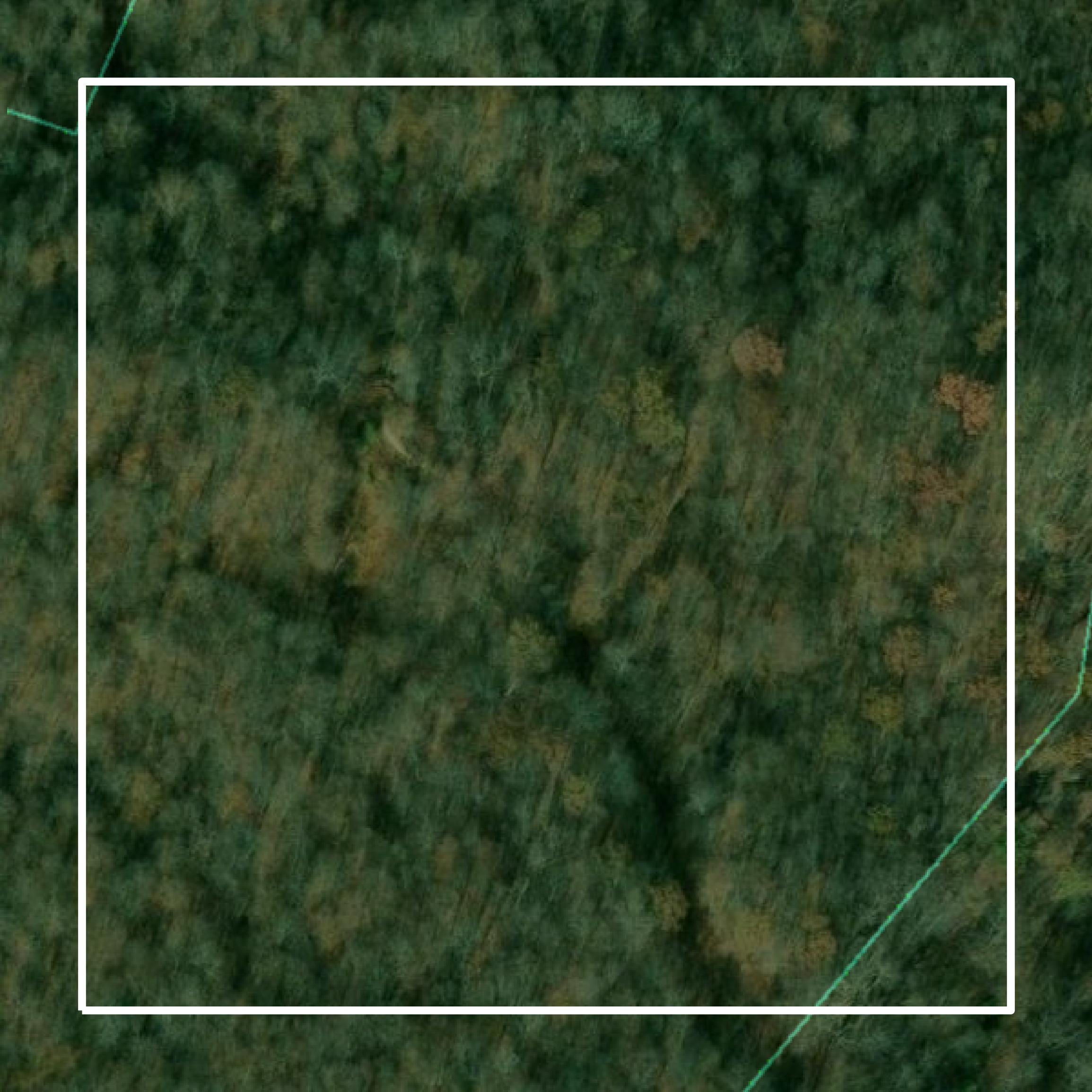 This image shows a contour map in Gallatin County created using GIS data in Equator.