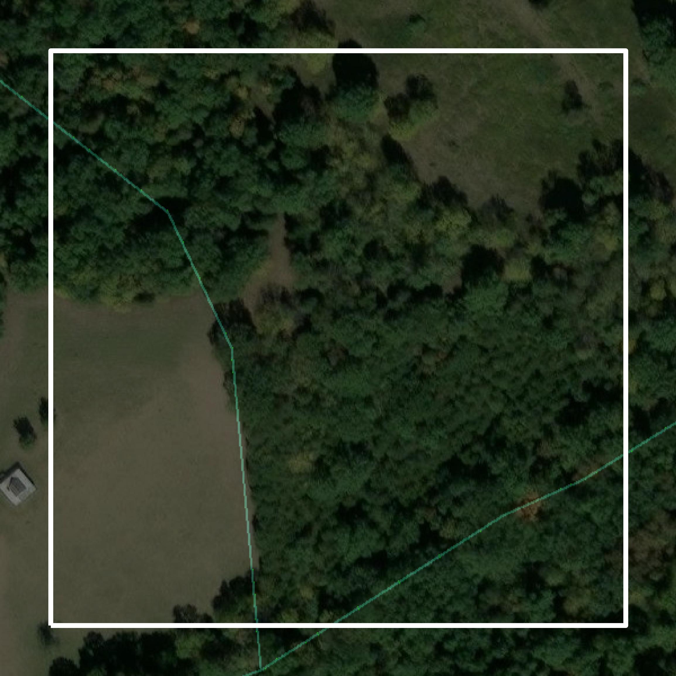 This image shows parcel and building data in Gallatin County created using GIS data in Equator.