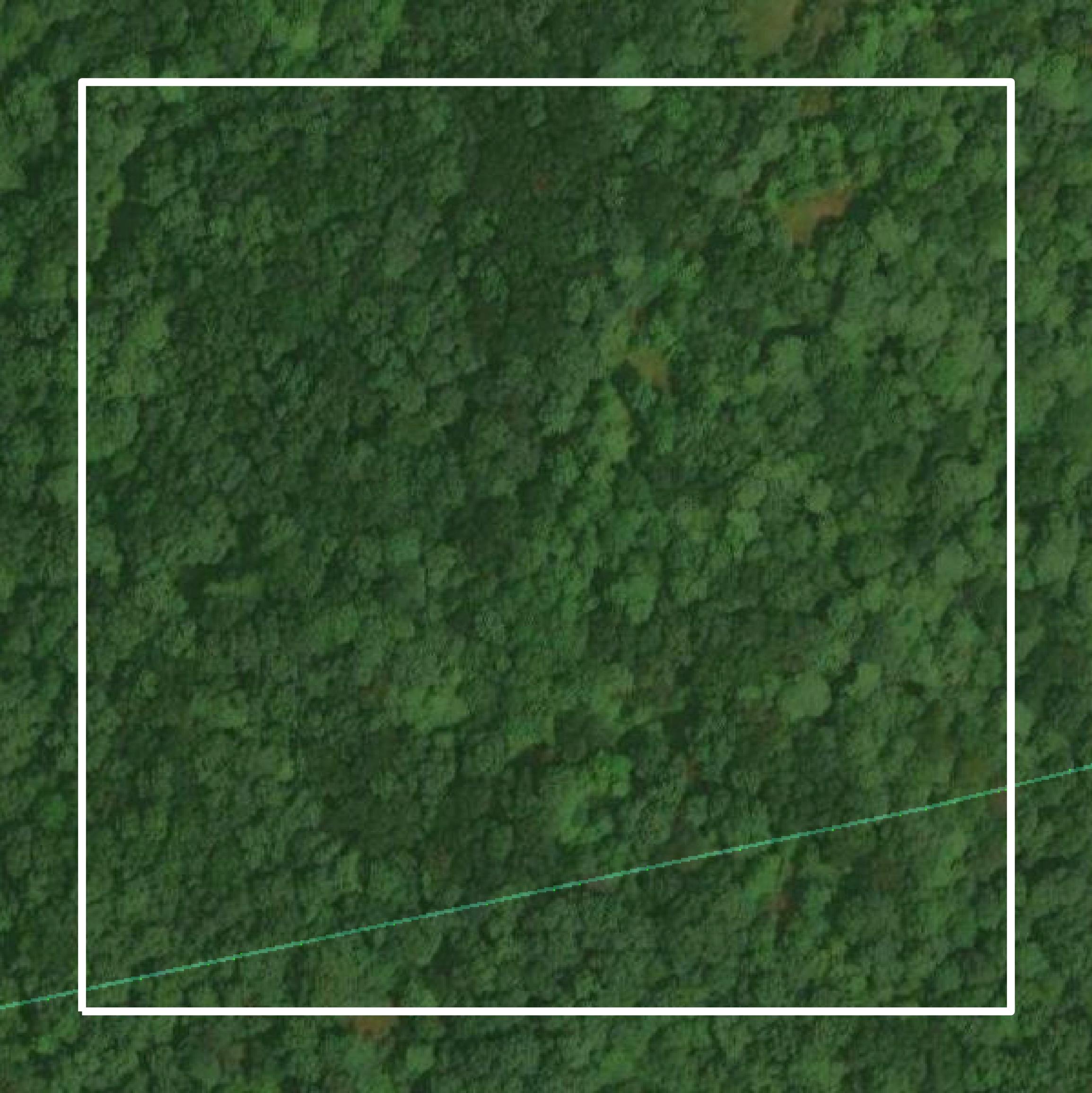This image shows parcel and building data in Hancock County created using GIS data in Equator.