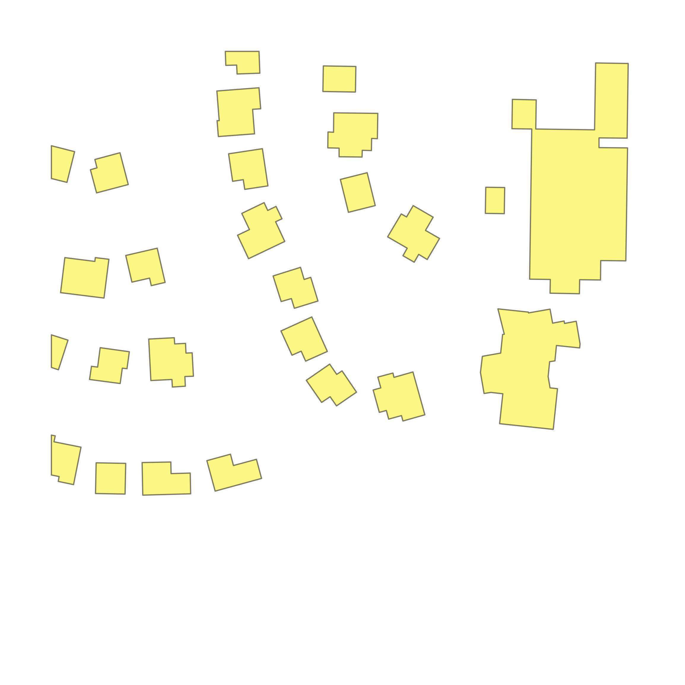 This image shows parcel and building data in Hardin County created using GIS data in Equator.