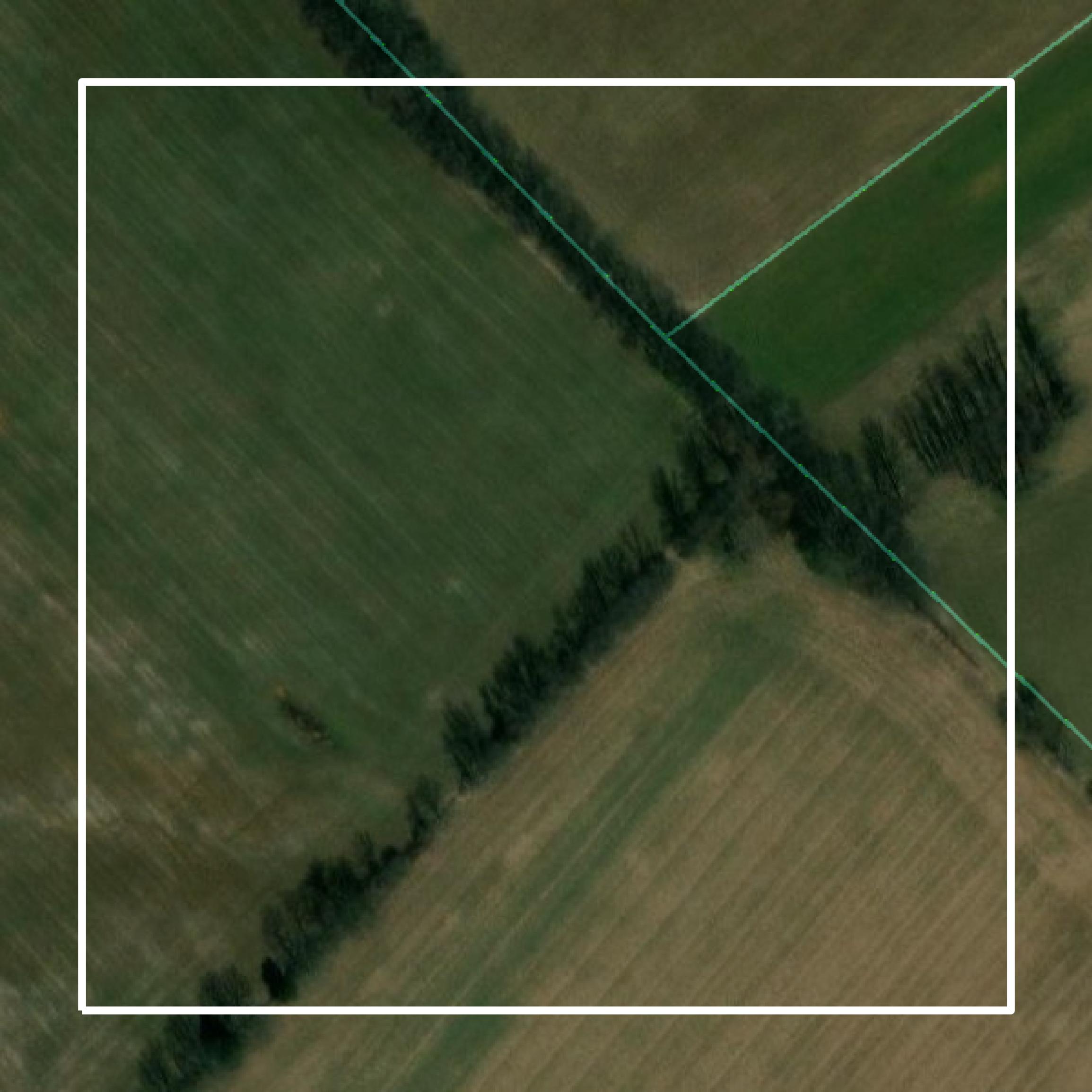 This image shows parcel and building data in Harrison County created using GIS data in Equator.