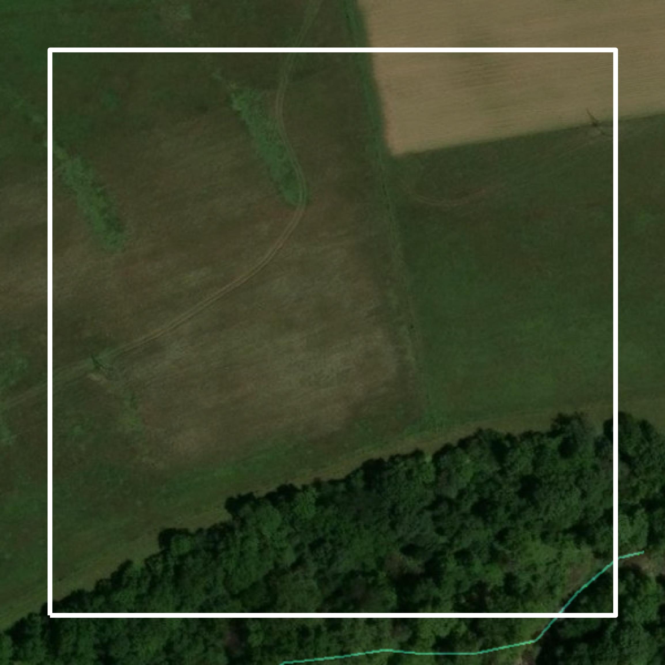 This image shows parcel and building data in Harrison County created using GIS data in Equator.