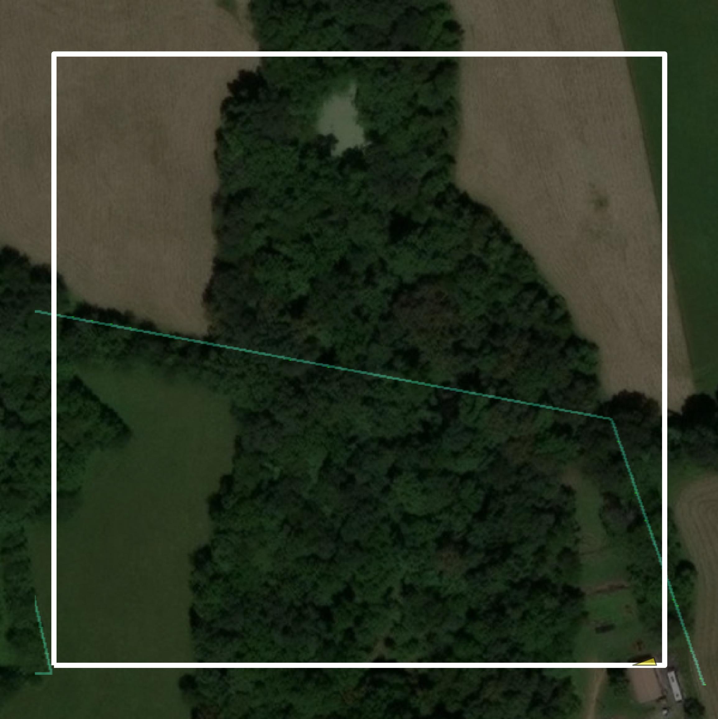 This image shows parcel and building data in Hart County created using GIS data in Equator.