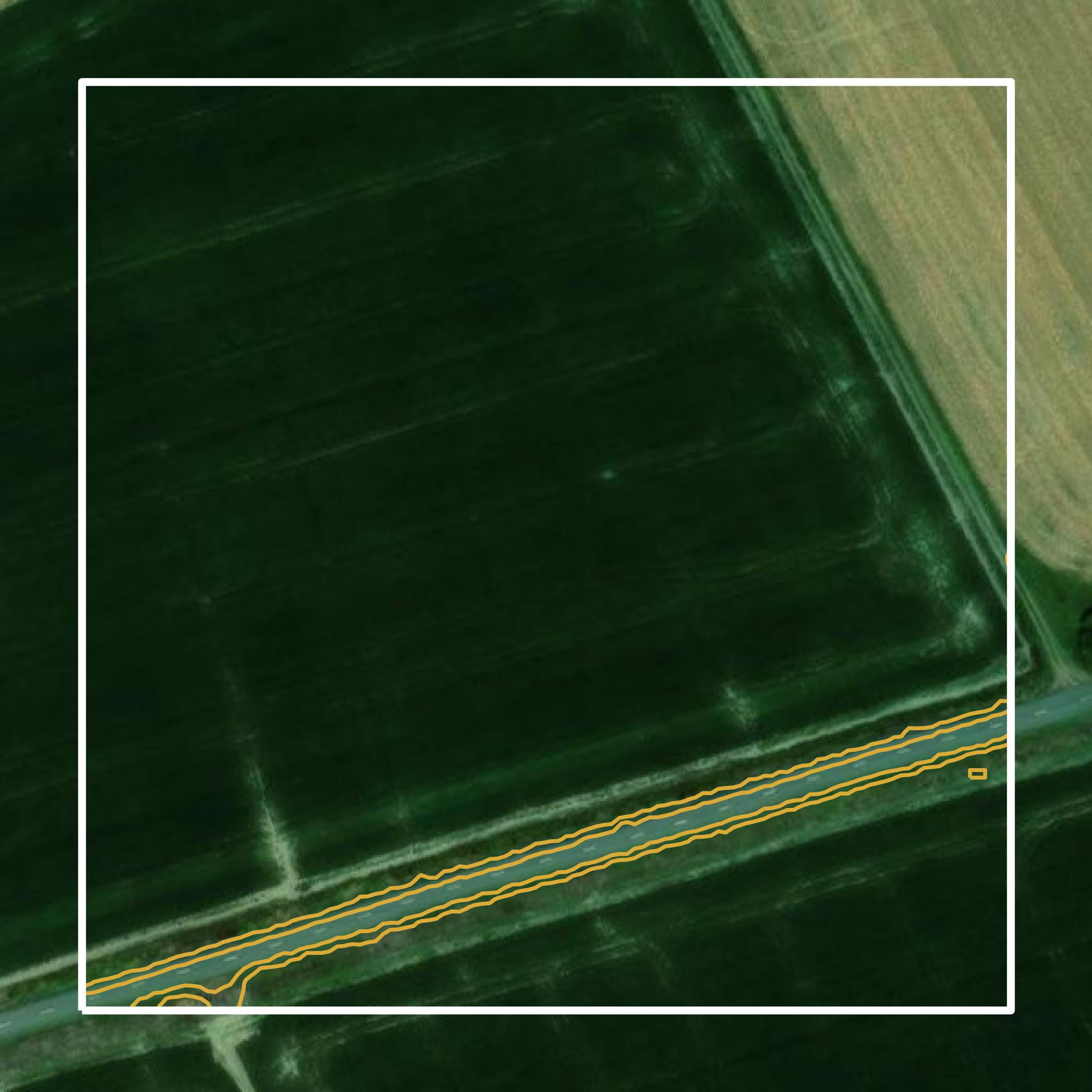 This image shows a contour map in Hopkins County created using GIS data in Equator.