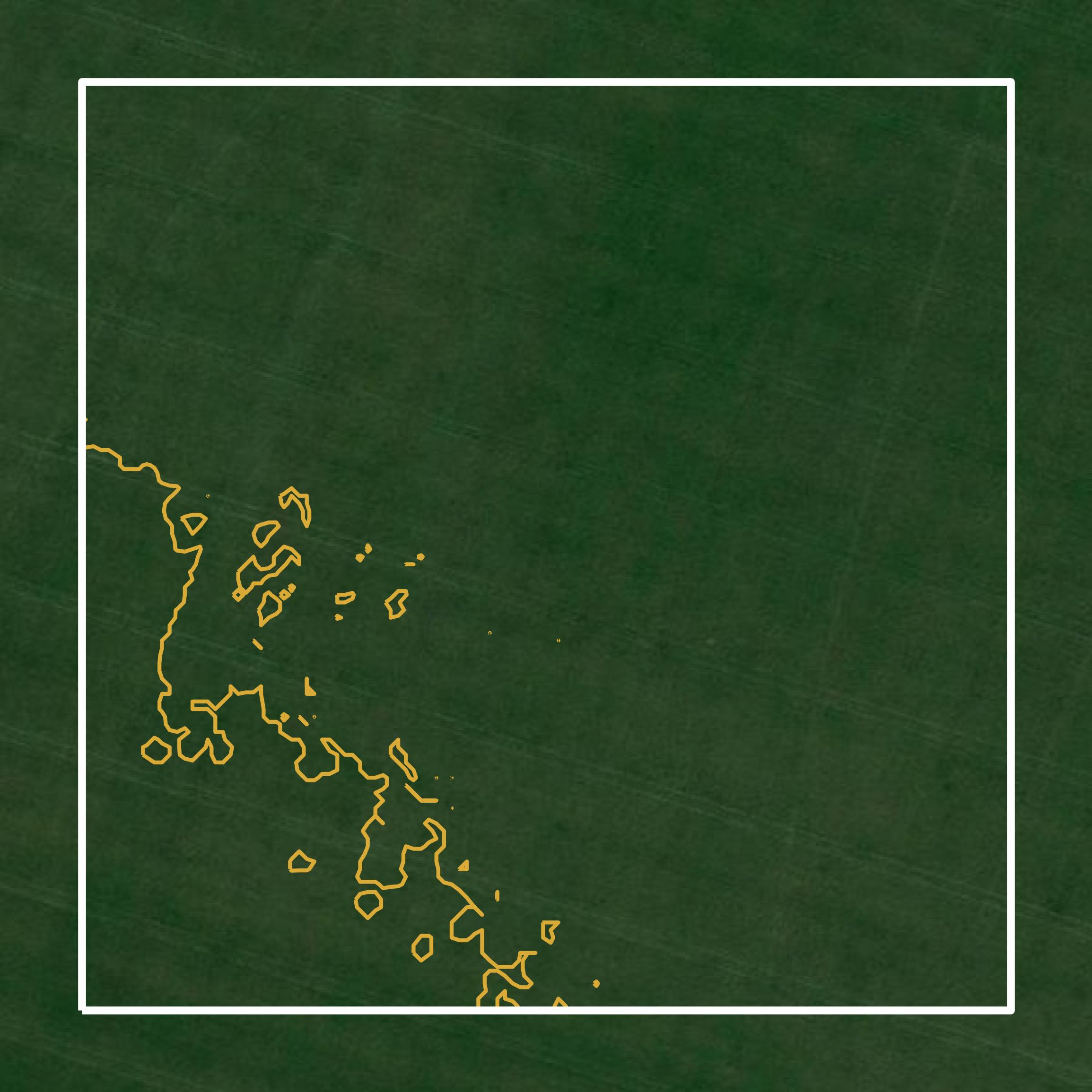 This image shows a contour map in Hopkins County created using GIS data in Equator.