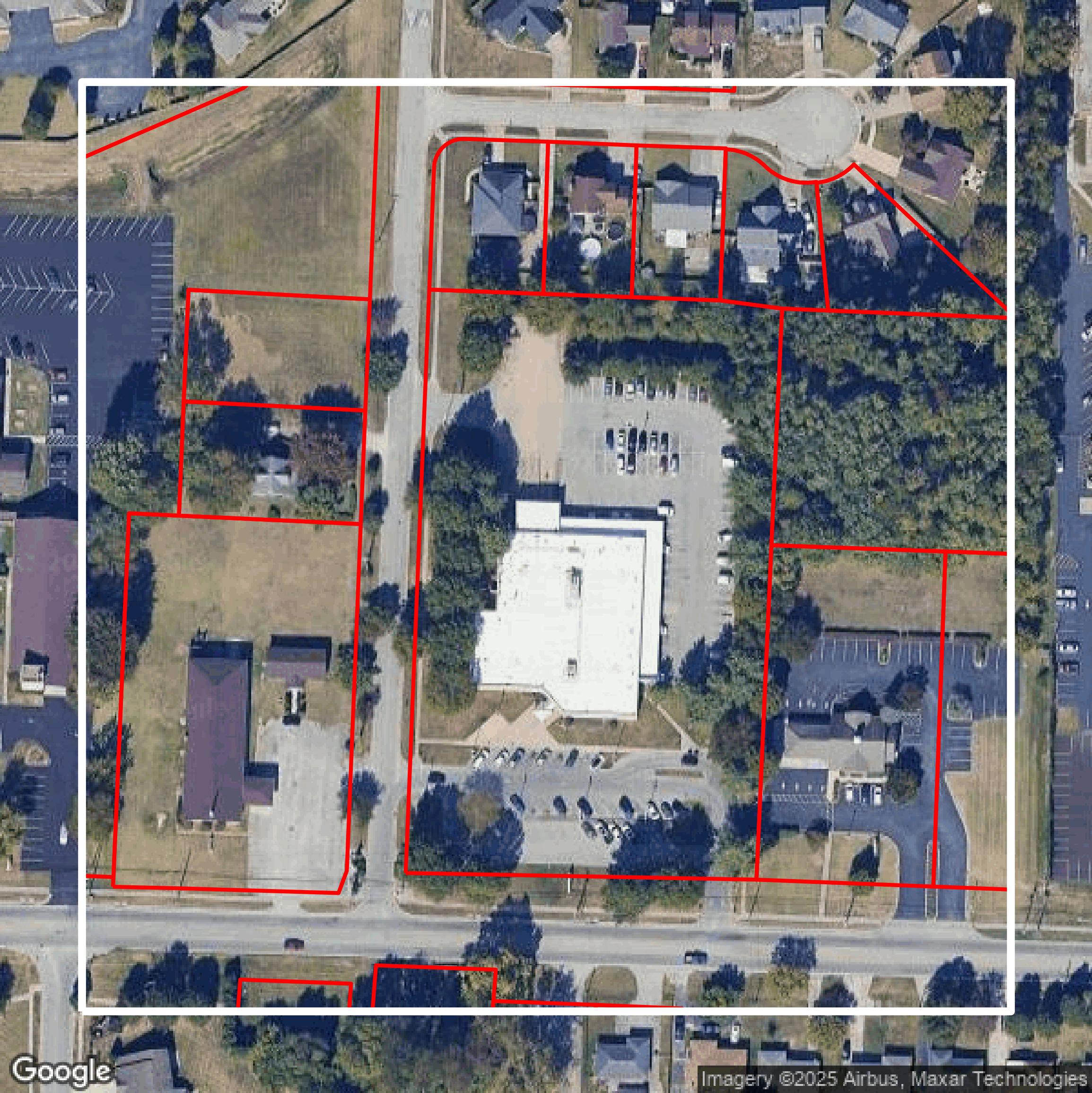 This image shows parcel data in Jefferson County created using GIS data in Equator.