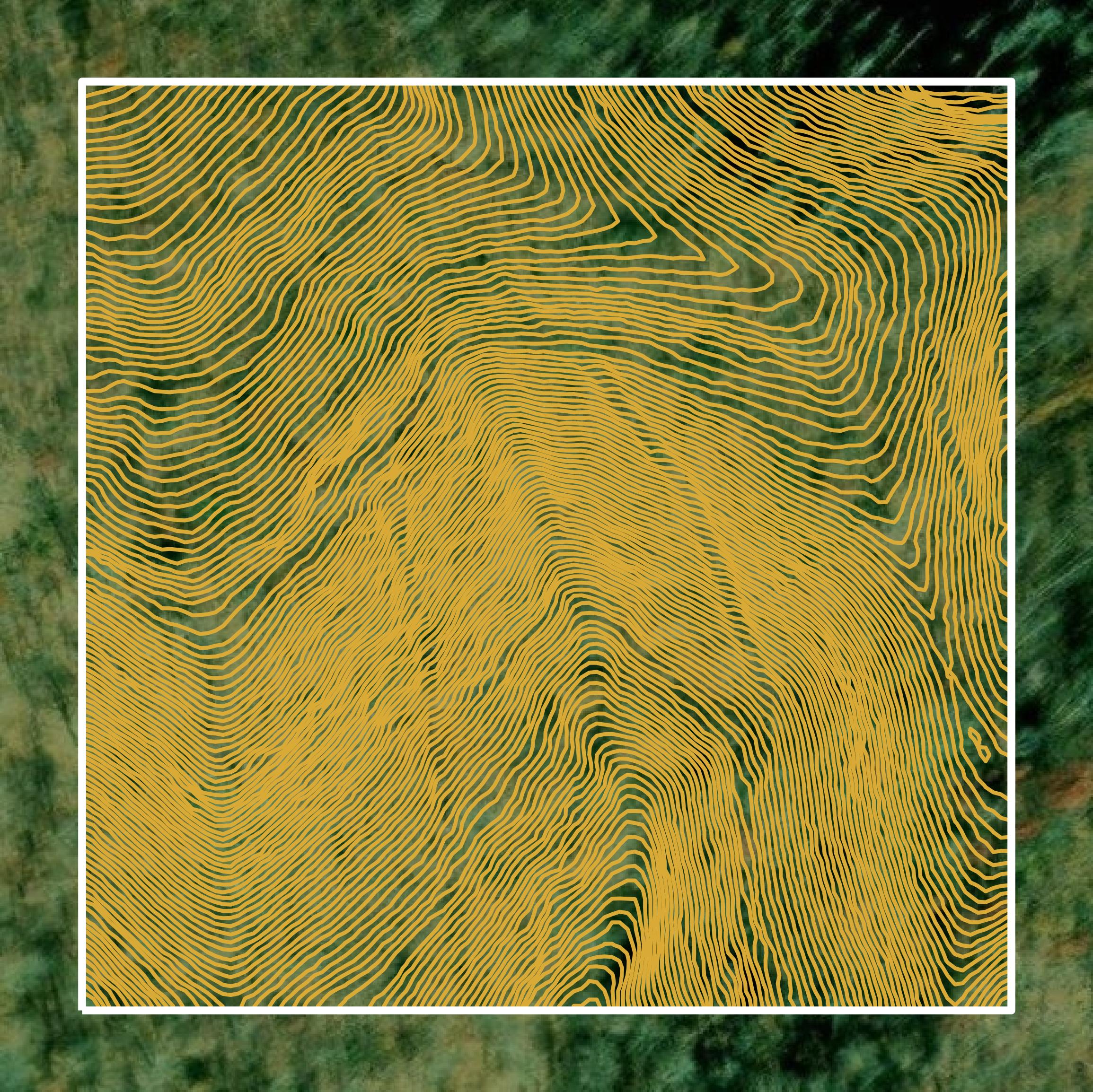 This image shows a contour map in Knox County created using GIS data in Equator.