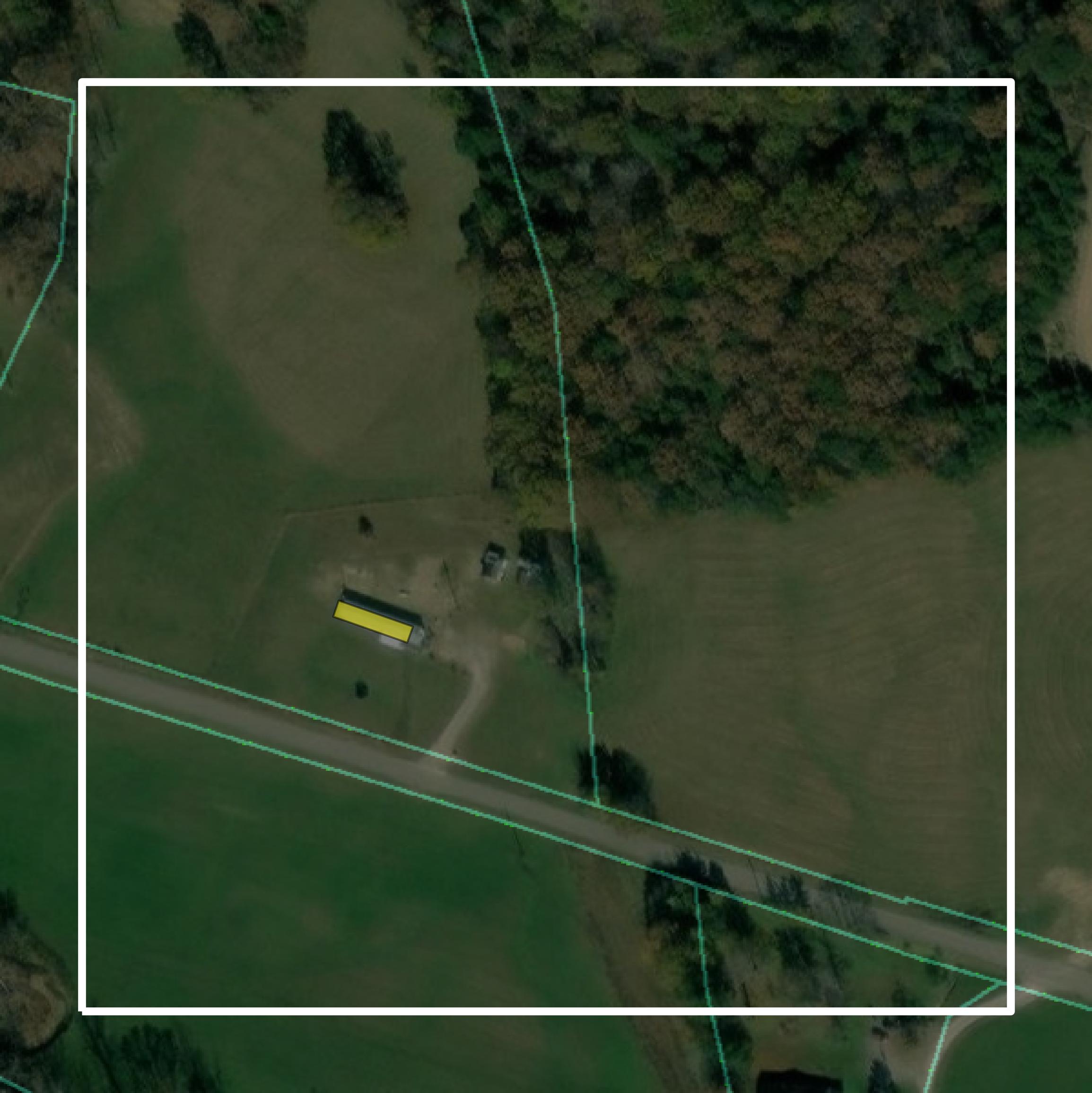 This image shows parcel and building data in Lewis County created using GIS data in Equator.