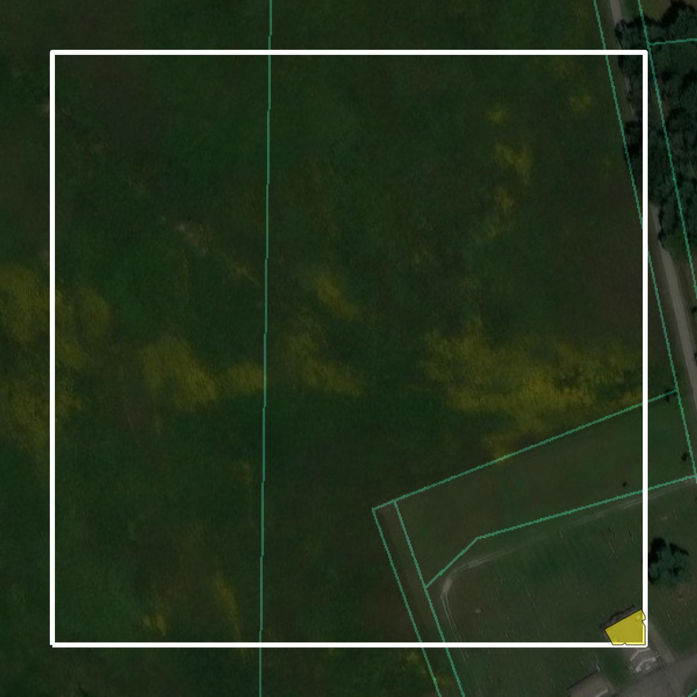 This image shows parcel and building data in Logan County created using GIS data in Equator.