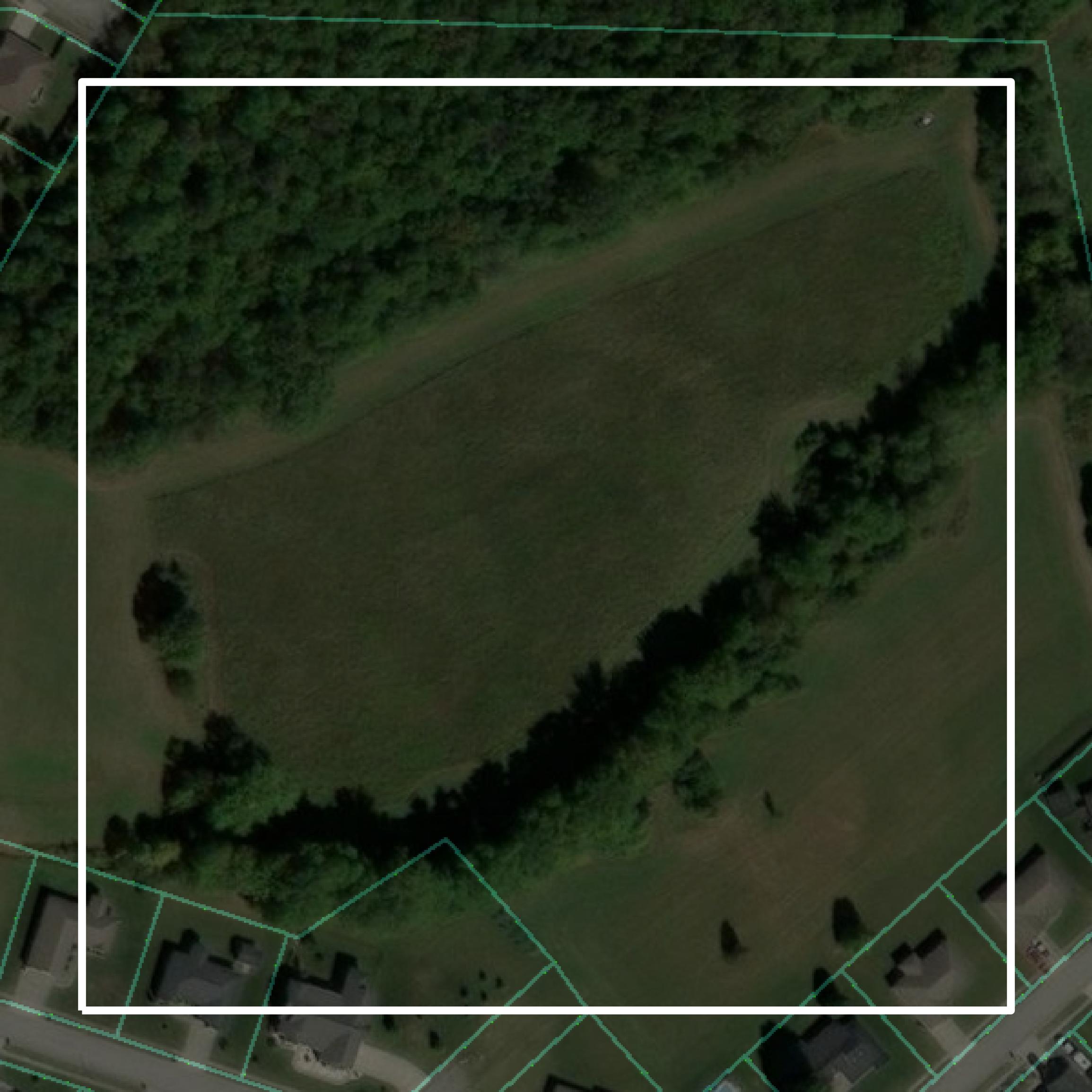 This image shows parcel and building data in Madison County created using GIS data in Equator.