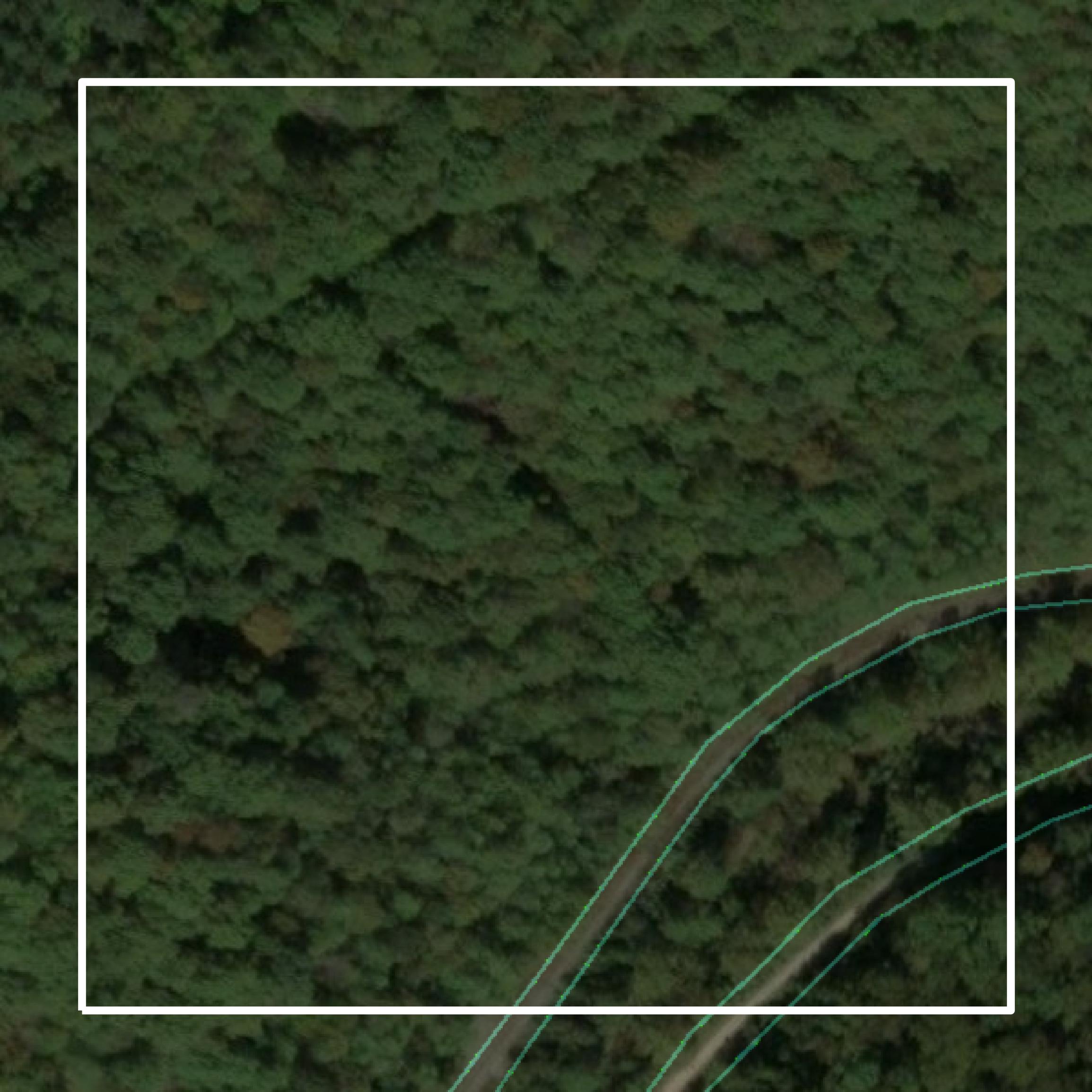 This image shows parcel and building data in Martin County created using GIS data in Equator.