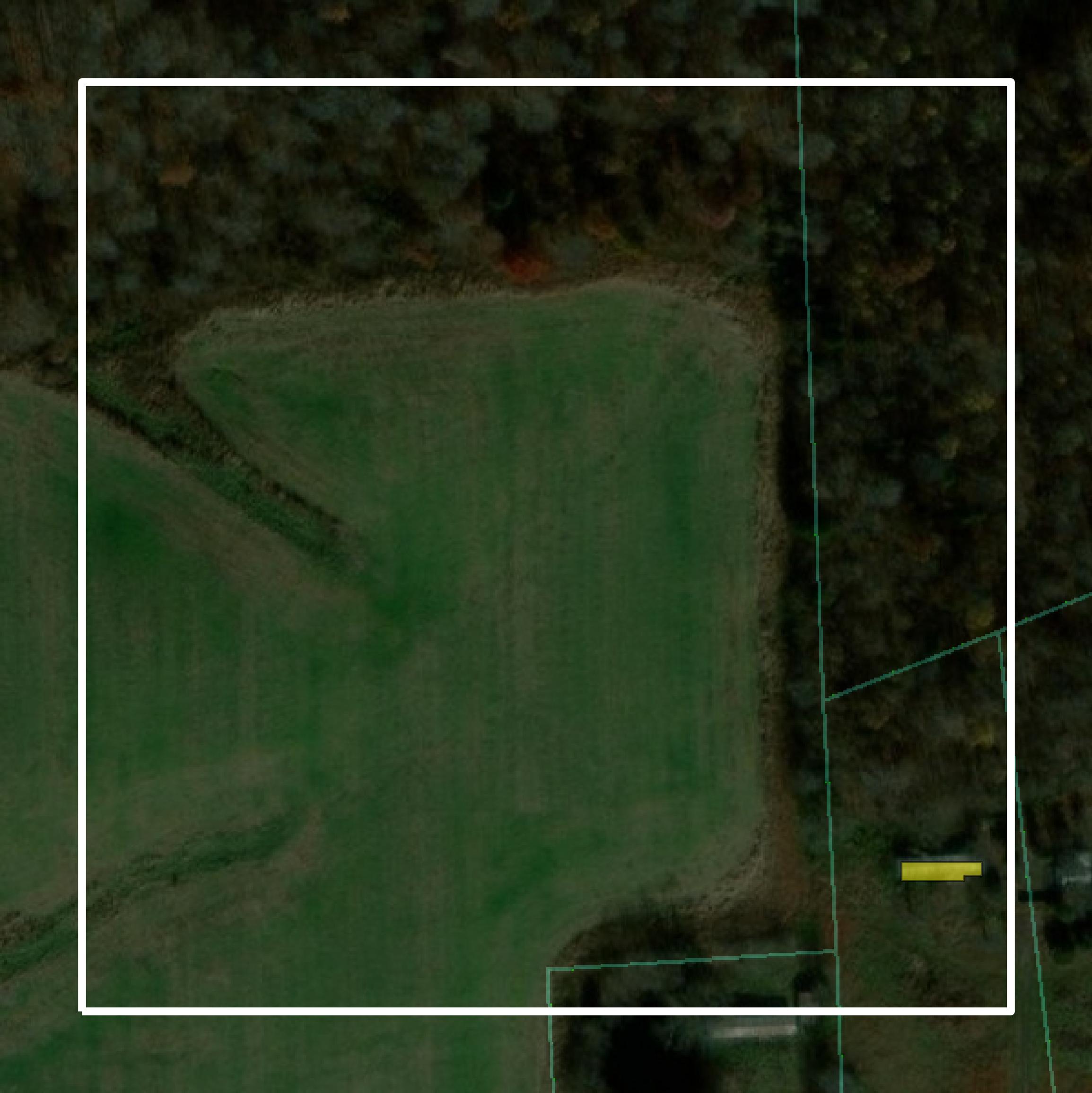This image shows parcel and building data in Meade County created using GIS data in Equator.