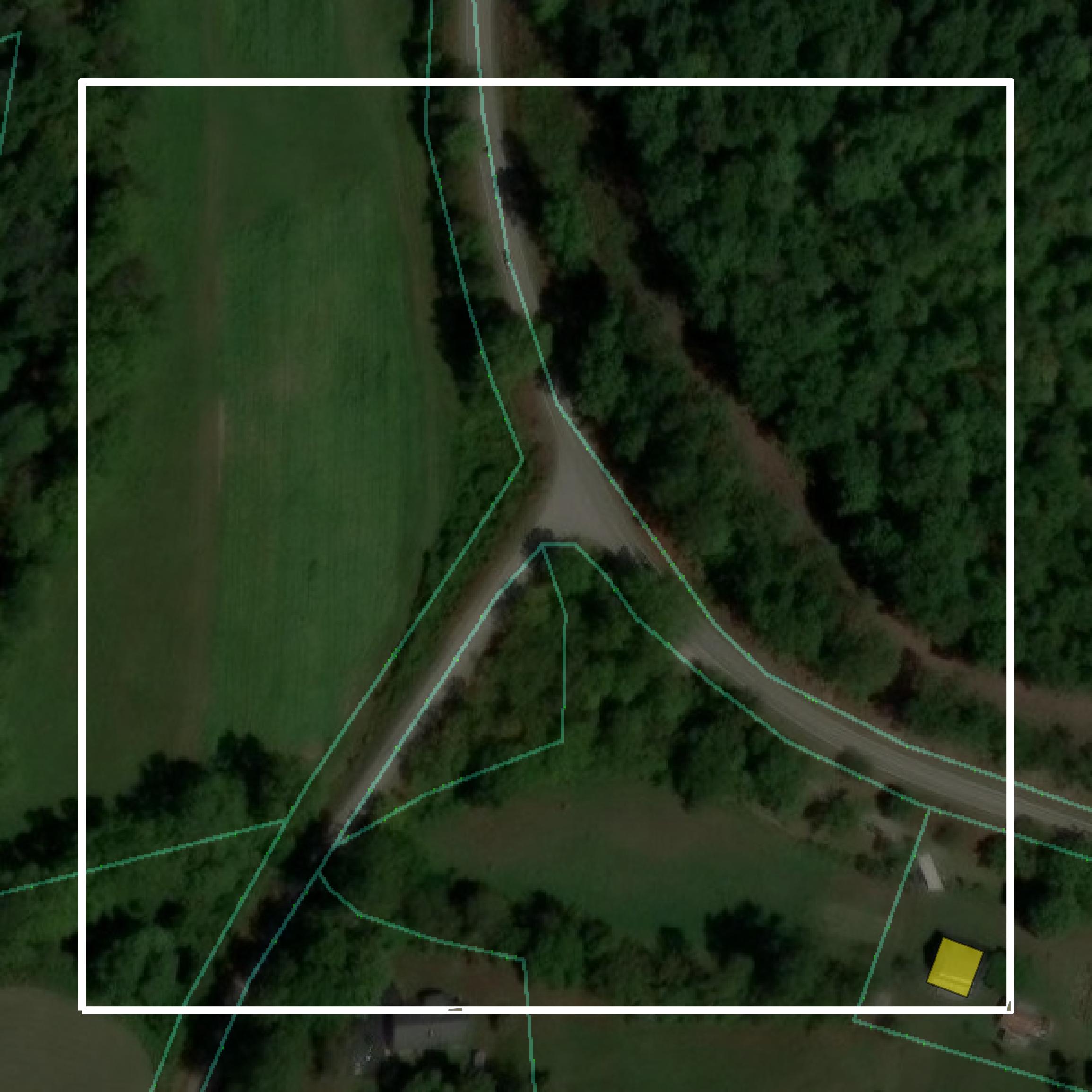 This image shows parcel and building data in Morgan County created using GIS data in Equator.