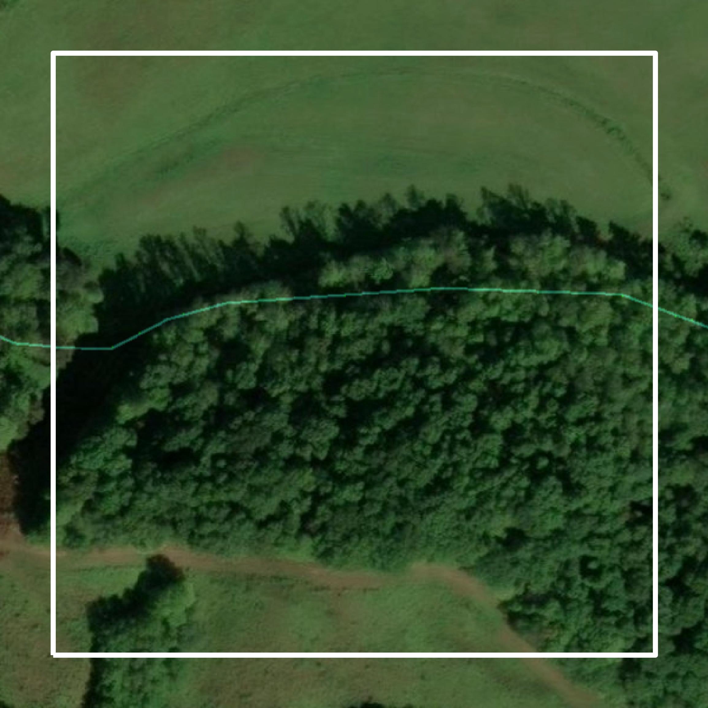 This image shows parcel and building data in Morgan County created using GIS data in Equator.