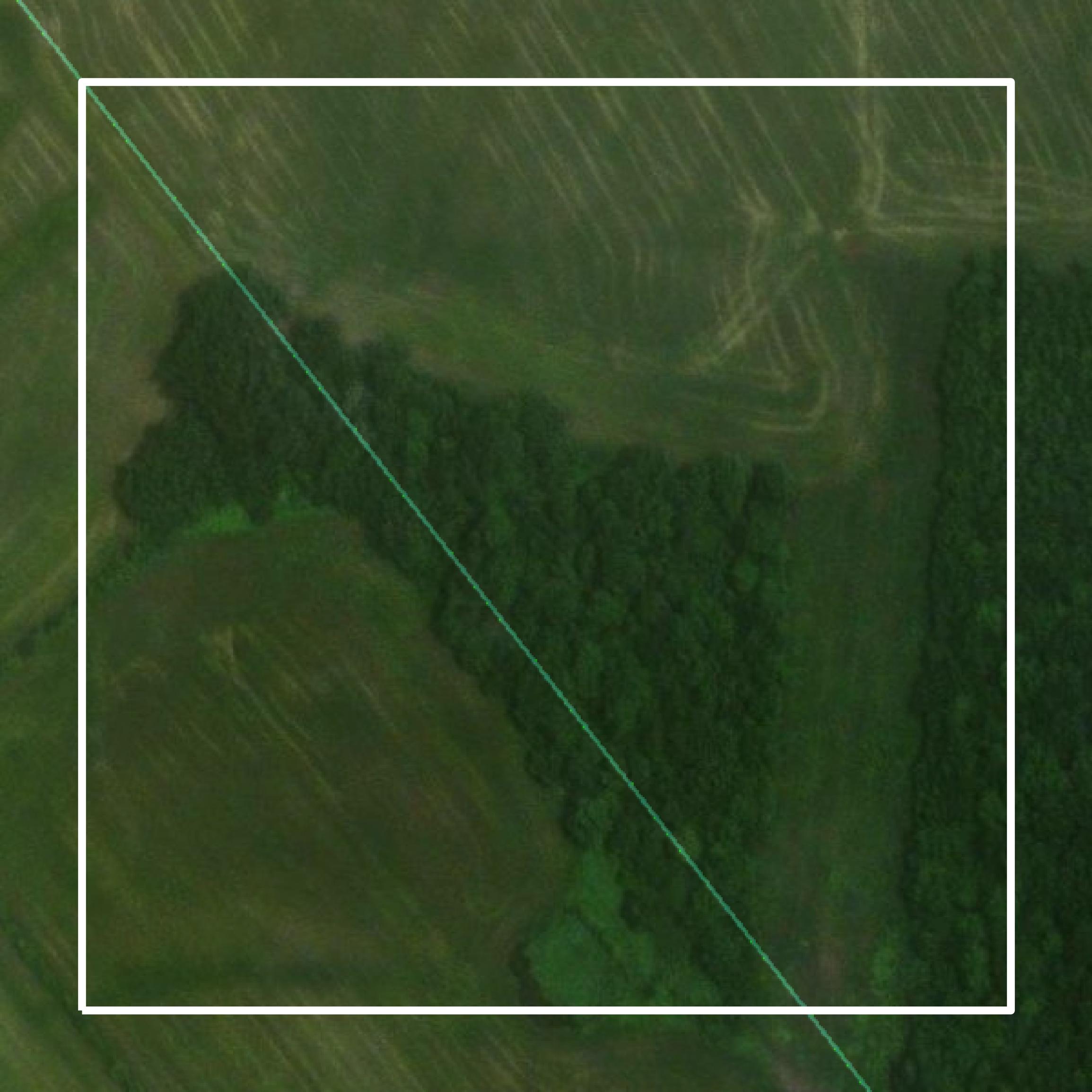 This image shows parcel and building data in Muhlenberg County created using GIS data in Equator.