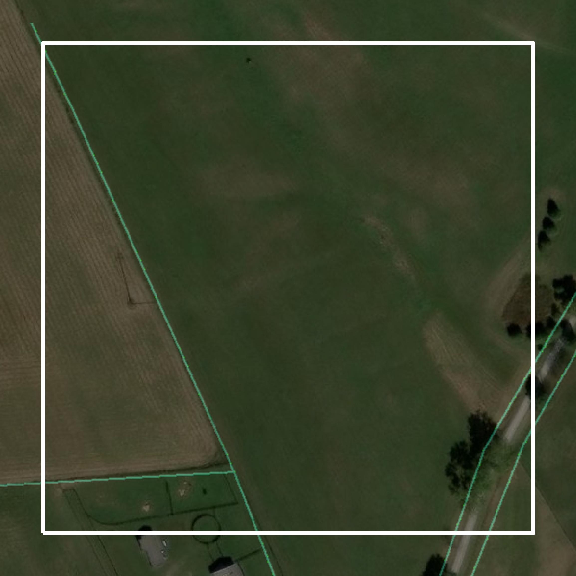 This image shows parcel and building data in Nicholas County created using GIS data in Equator.