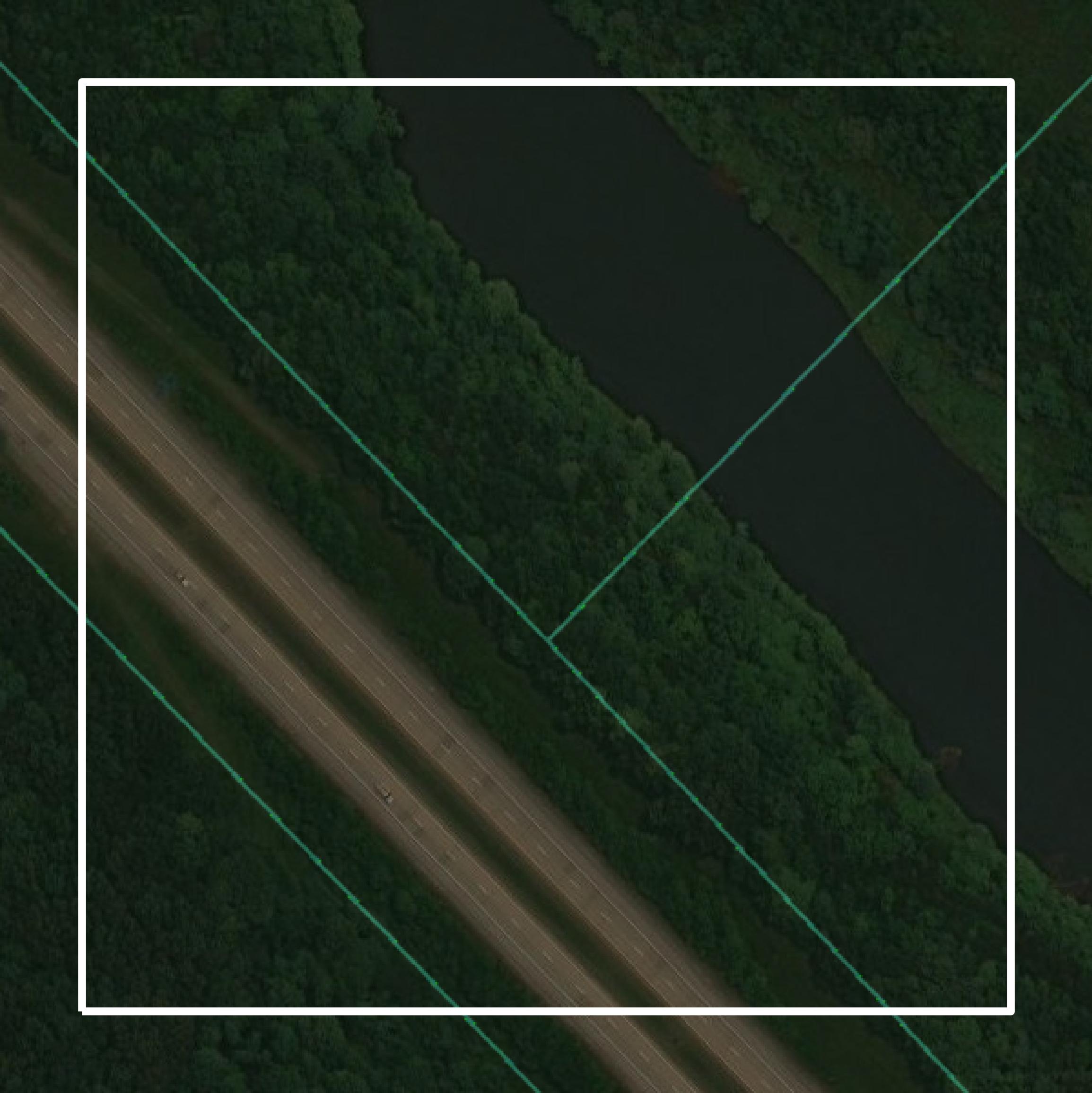 This image shows parcel and building data in Ohio County created using GIS data in Equator.