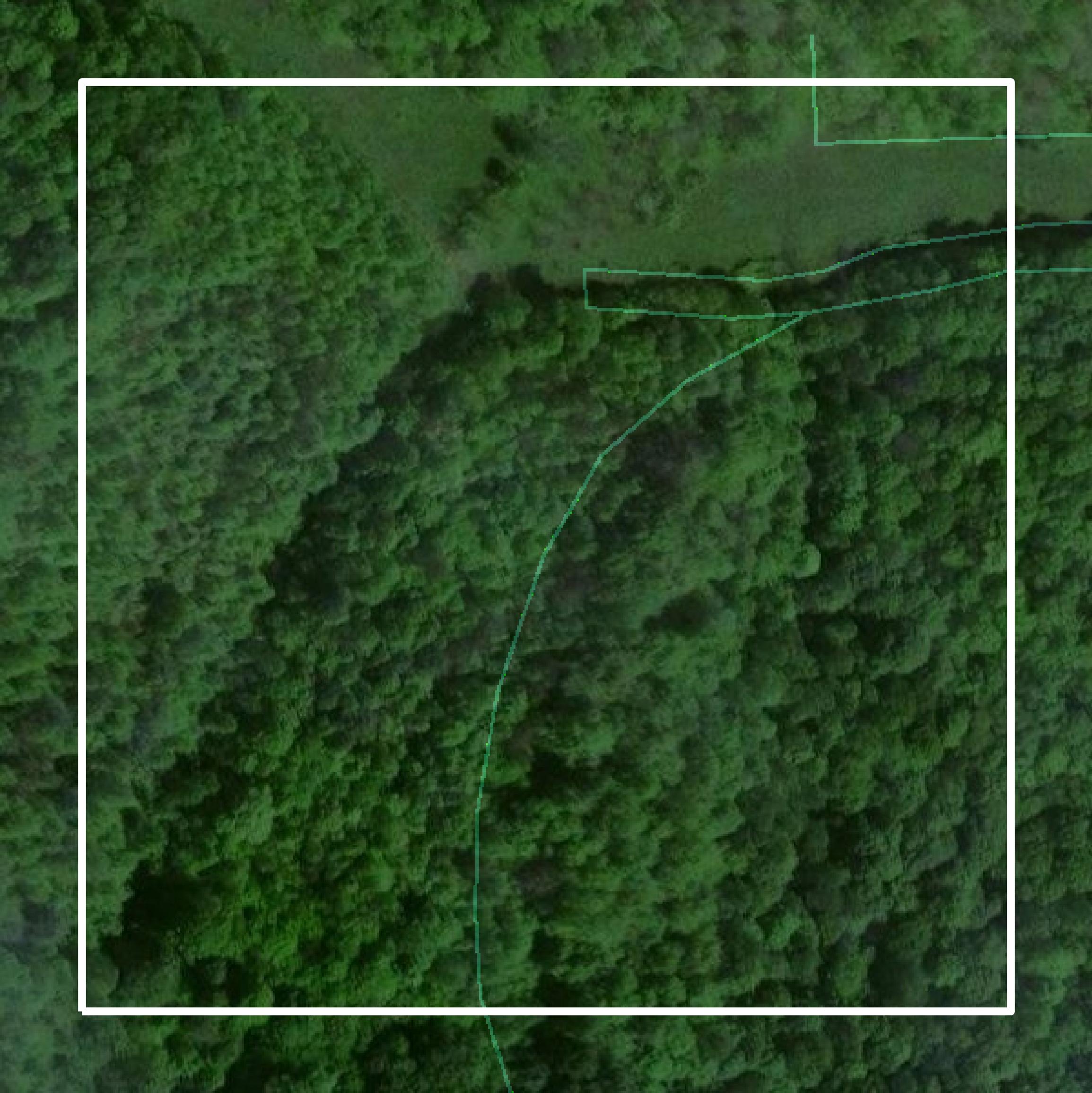 This image shows parcel and building data in Wolfe County created using GIS data in Equator.